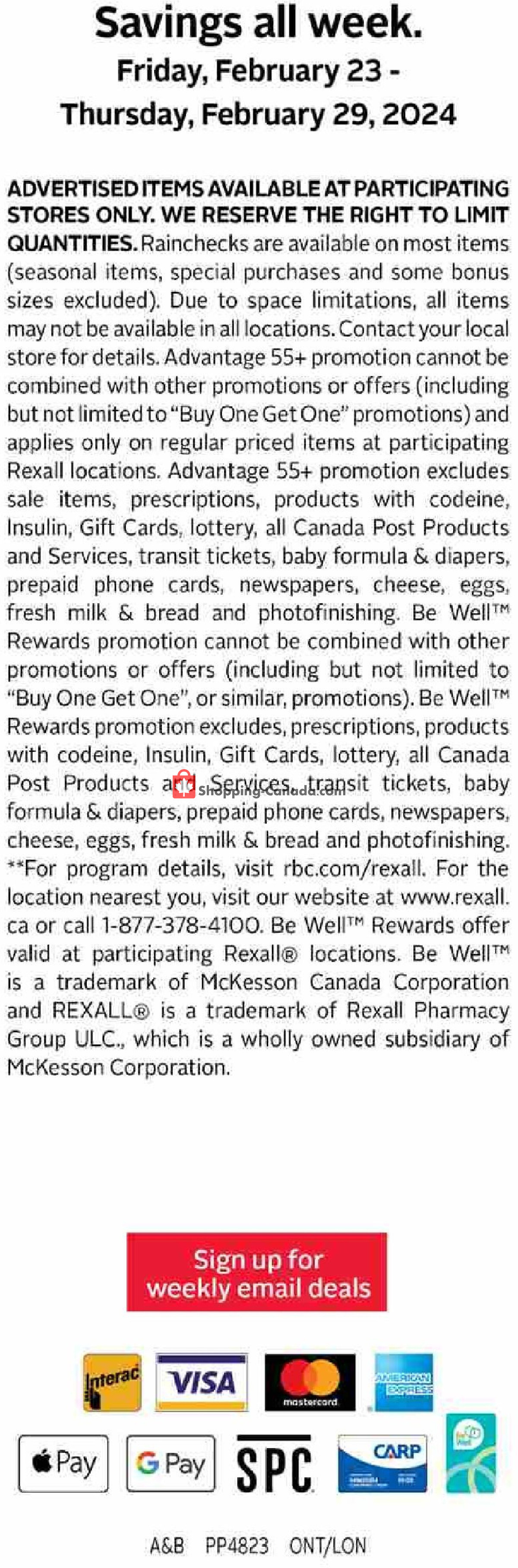 Rexall Drug Store flyer from Friday February 23, 2024 to Thursday February 29, 2024 - page 13