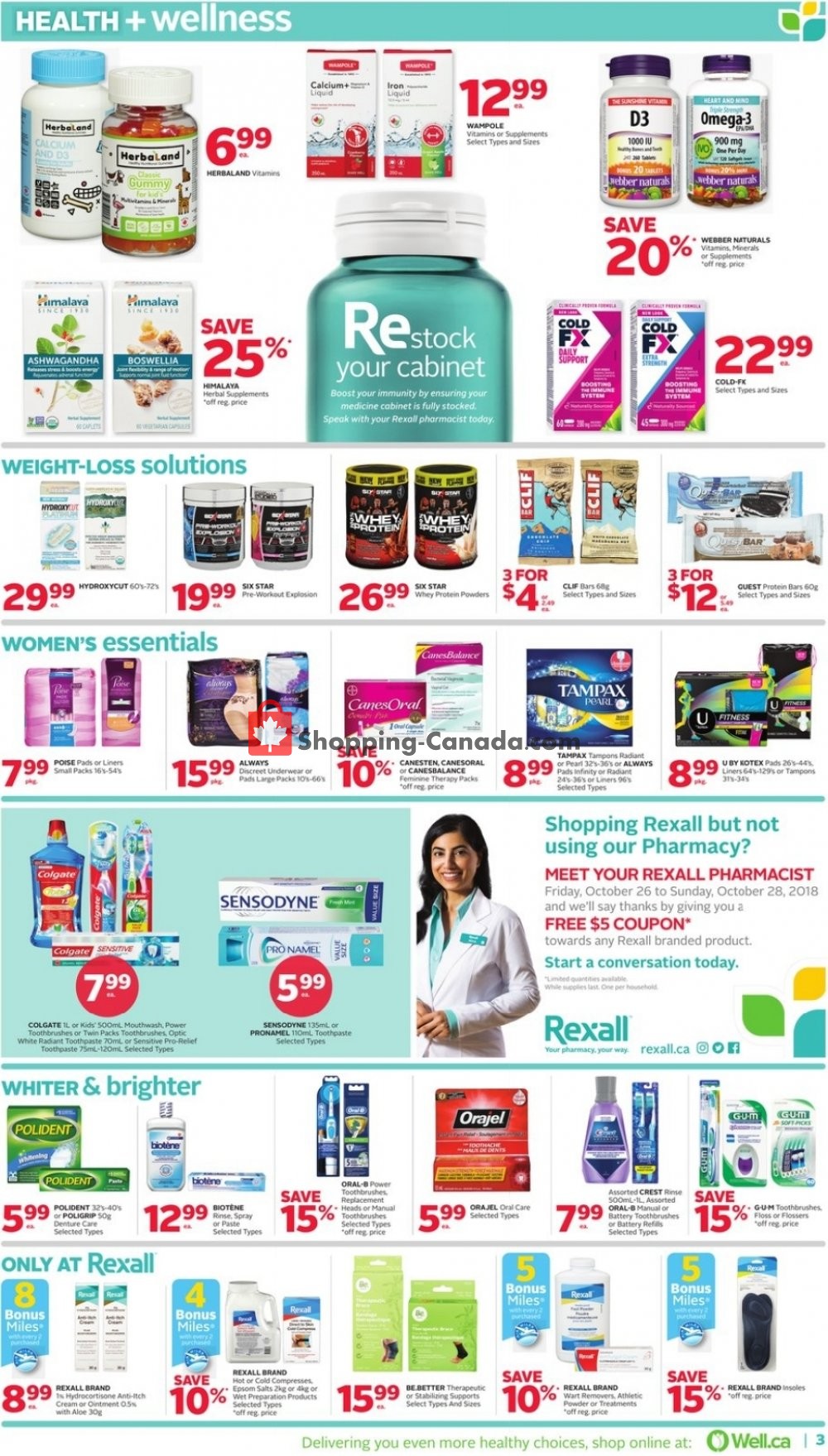 Rexall Drug Store flyer from Friday October 26, 2018 to Thursday November 1, 2018 - page 5