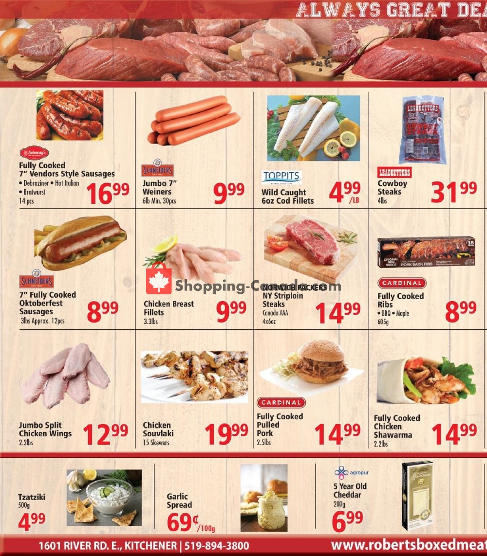Robert's Fresh and Boxed Meats flyer from Thursday April 25, 2019 to Sunday May 5, 2019 - page 2
