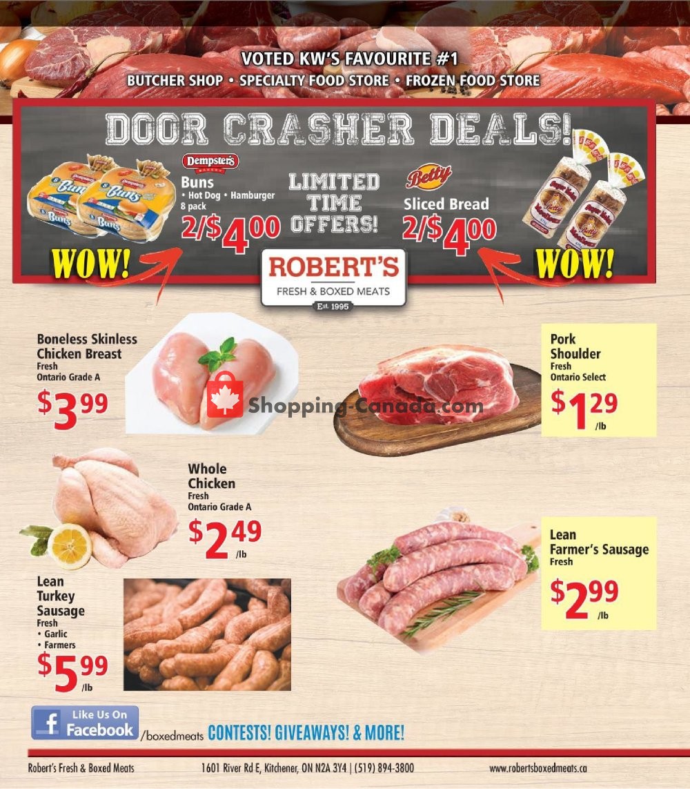 Robert's Fresh and Boxed Meats flyer from Thursday April 25, 2019 to Sunday May 5, 2019 - page 4