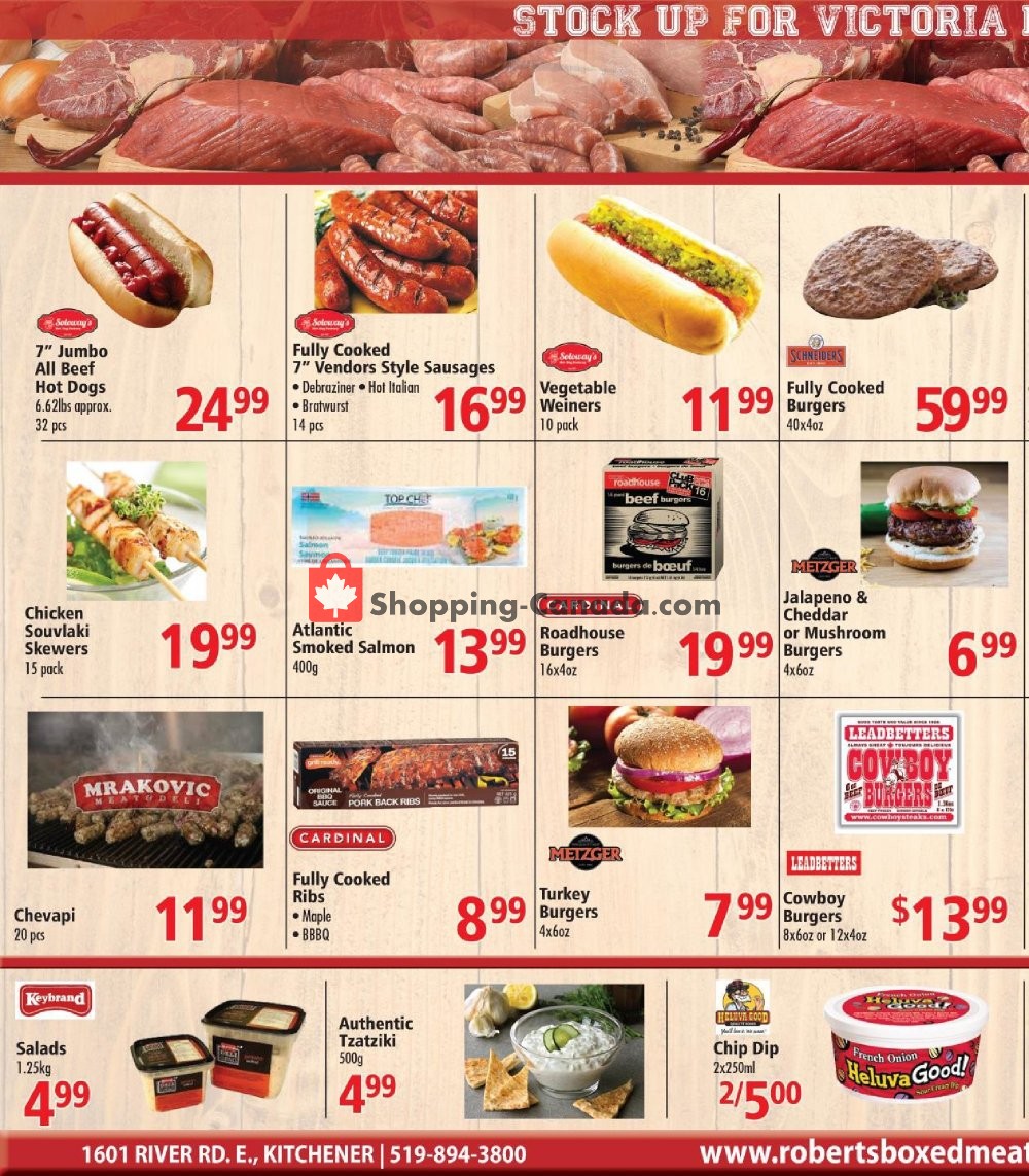 Robert's Fresh and Boxed Meats flyer from Thursday May 16, 2019 to Sunday May 26, 2019 - page 2