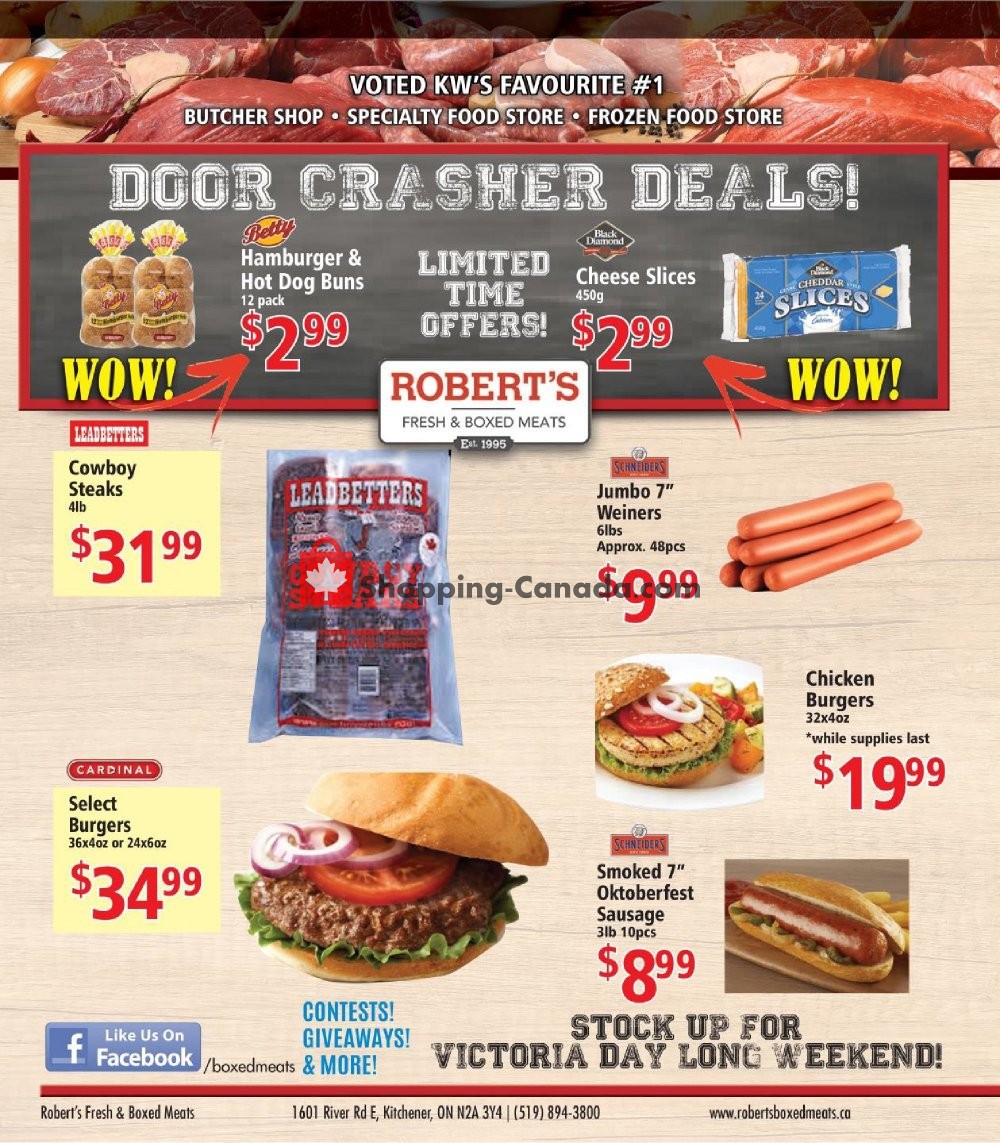 Robert's Fresh and Boxed Meats flyer from Thursday May 16, 2019 to Sunday May 26, 2019 - page 4