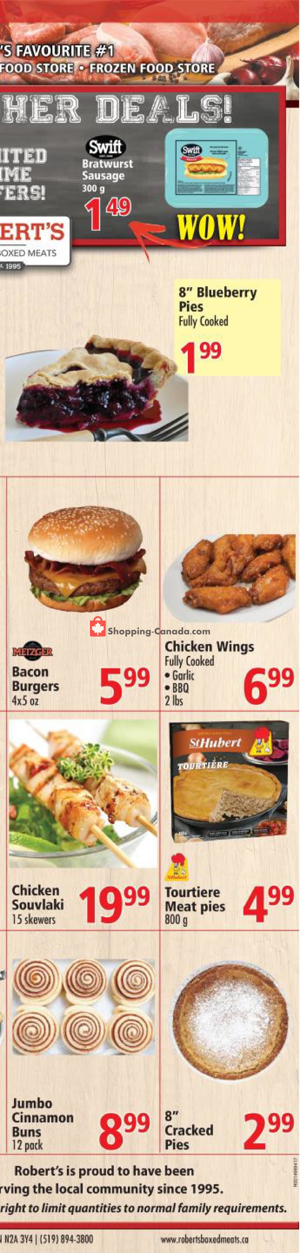 Robert's Fresh and Boxed Meats flyer from Wednesday May 8, 2019 to Tuesday May 14, 2019 - page 3
