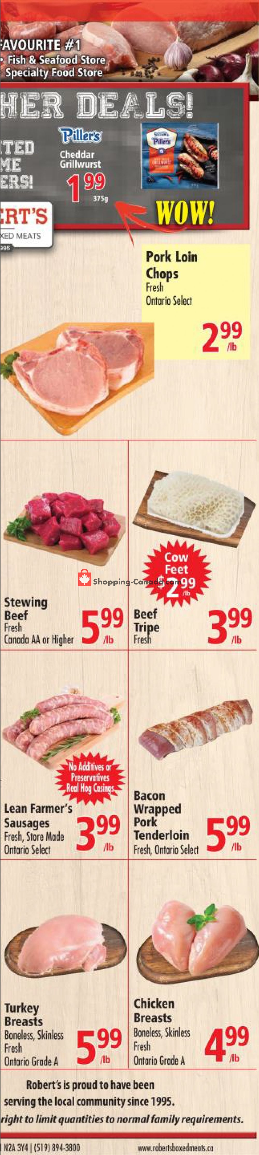 Robert's Fresh and Boxed Meats flyer from Wednesday November 6, 2019 to Tuesday November 12, 2019 - page 3