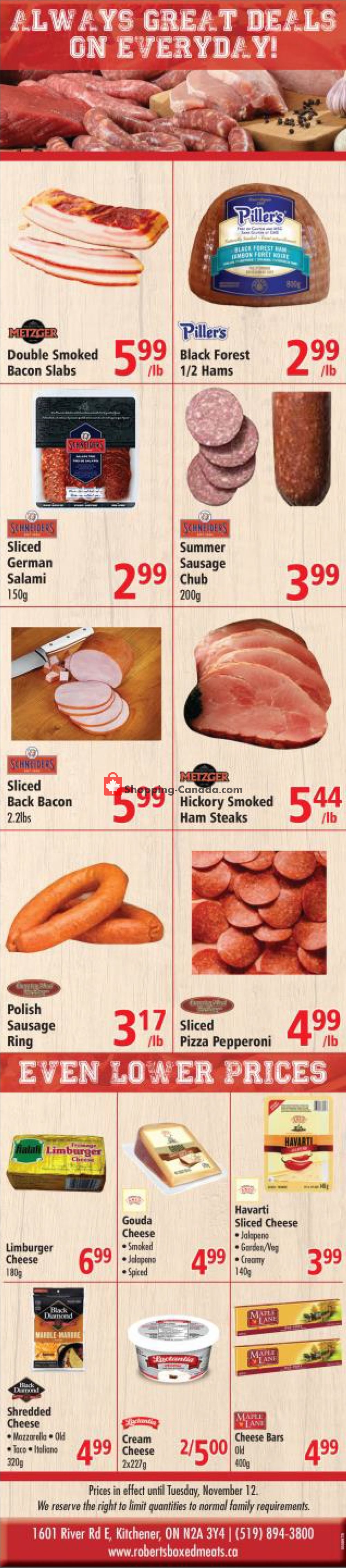 Robert's Fresh and Boxed Meats flyer from Wednesday November 6, 2019 to Tuesday November 12, 2019 - page 6