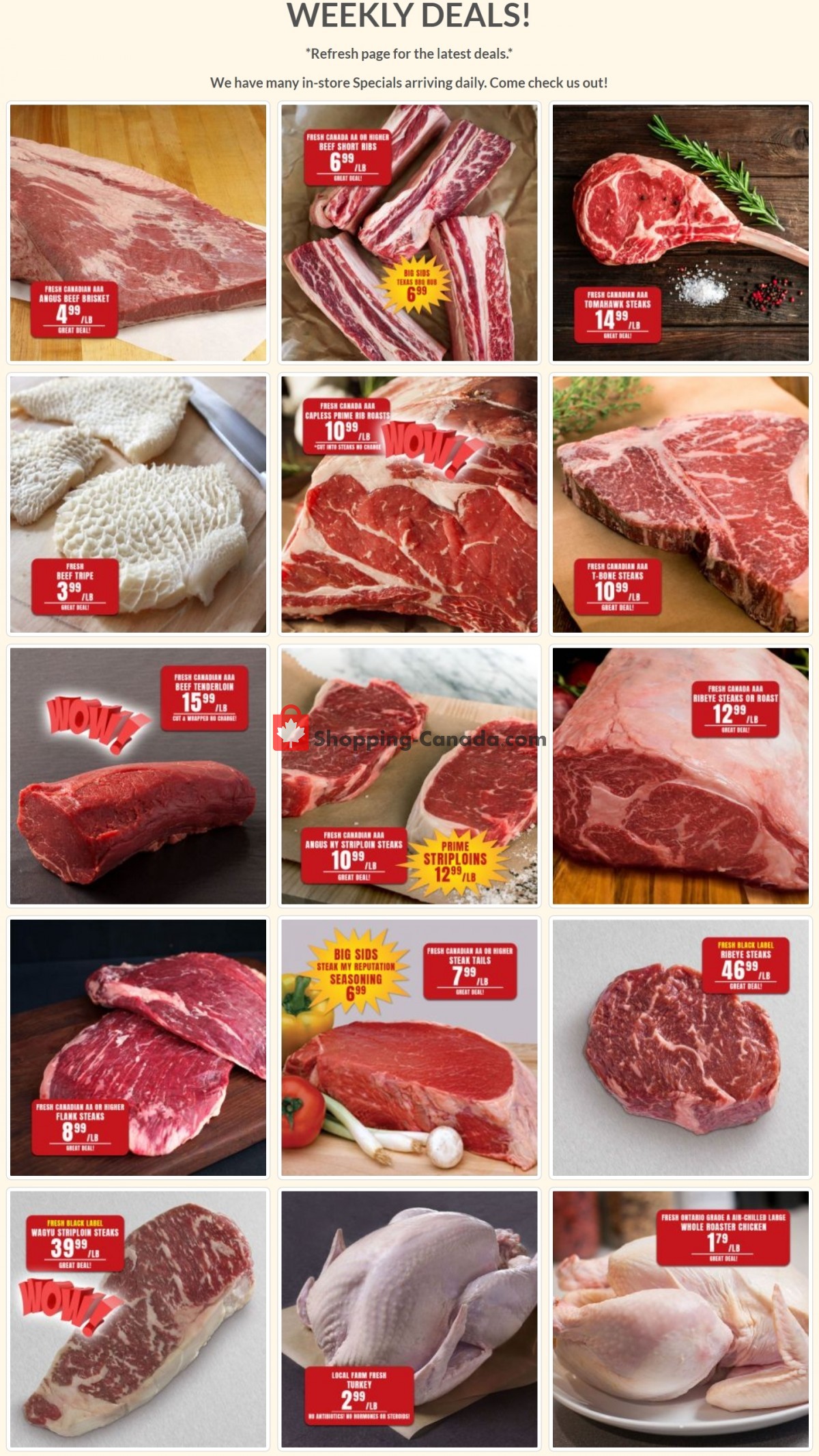 Robert's Fresh and Boxed Meats flyer from Tuesday March 30, 2021 to Monday April 5, 2021 - page 1