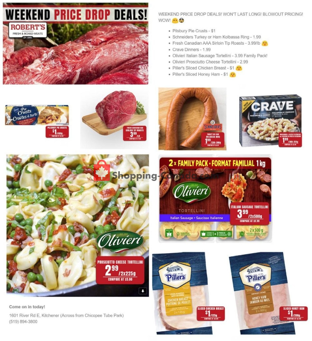 Robert's Fresh and Boxed Meats flyer from Friday January 10, 2020 to Thursday January 16, 2020 - page 1