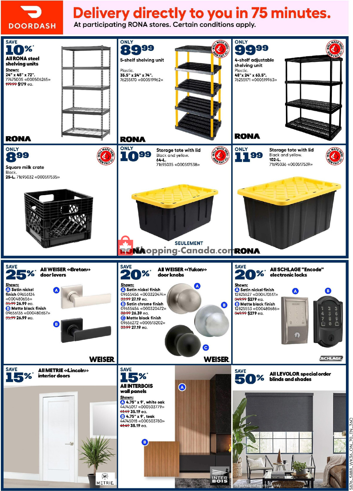 Rona flyer from Thursday October 1, 2026 to Wednesday October 14, 2026 - page 14