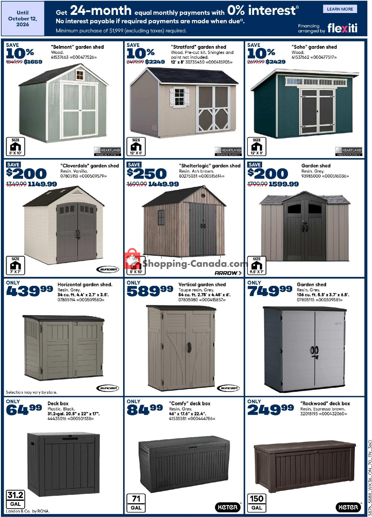 Rona flyer from Thursday October 1, 2026 to Wednesday October 14, 2026 - page 19