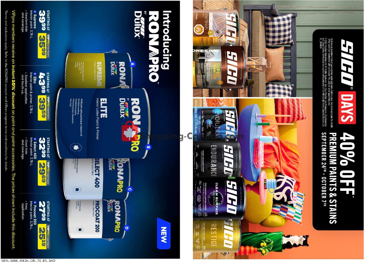 Rona flyer from Thursday October 1, 2026 to Wednesday October 14, 2026 - page 6