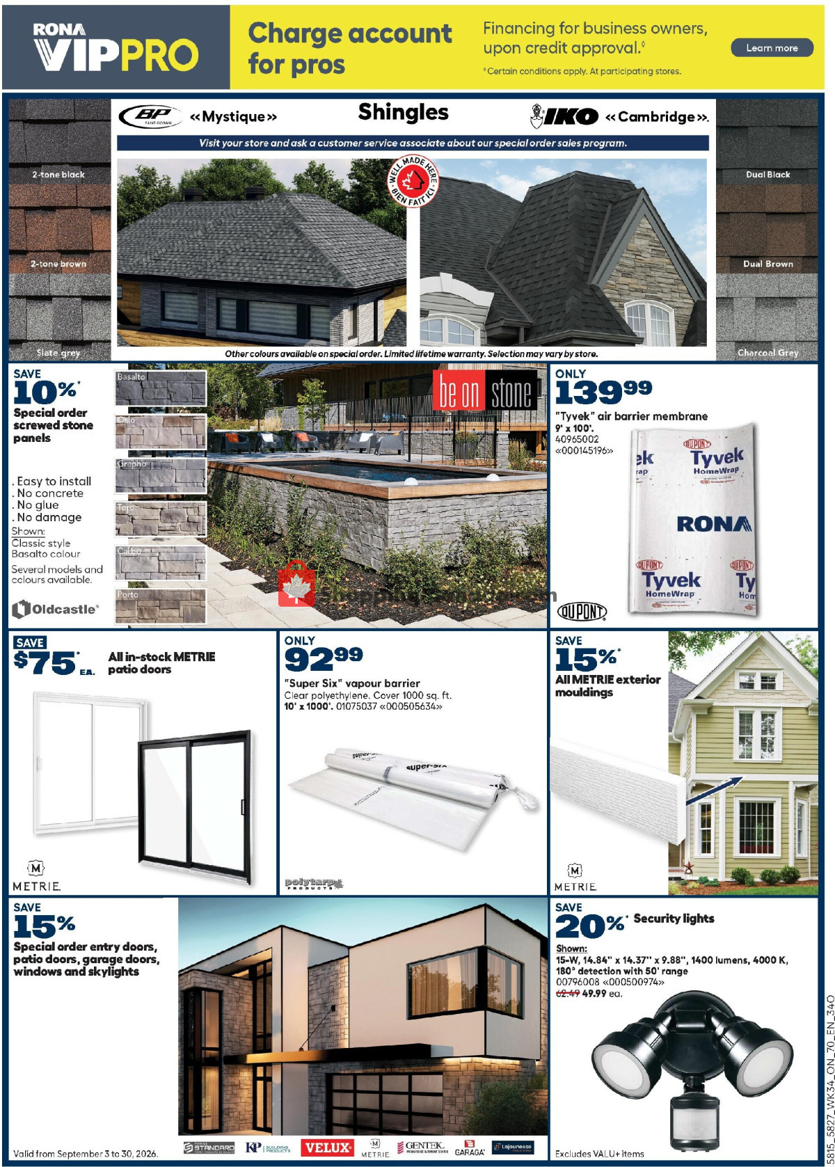 Rona flyer from Thursday September 17, 2026 to Wednesday September 30, 2026 - page 11