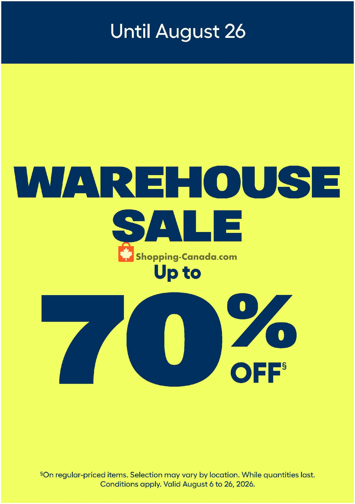 Rona flyer from Thursday August 13, 2026 to Wednesday August 26, 2026 - page 6