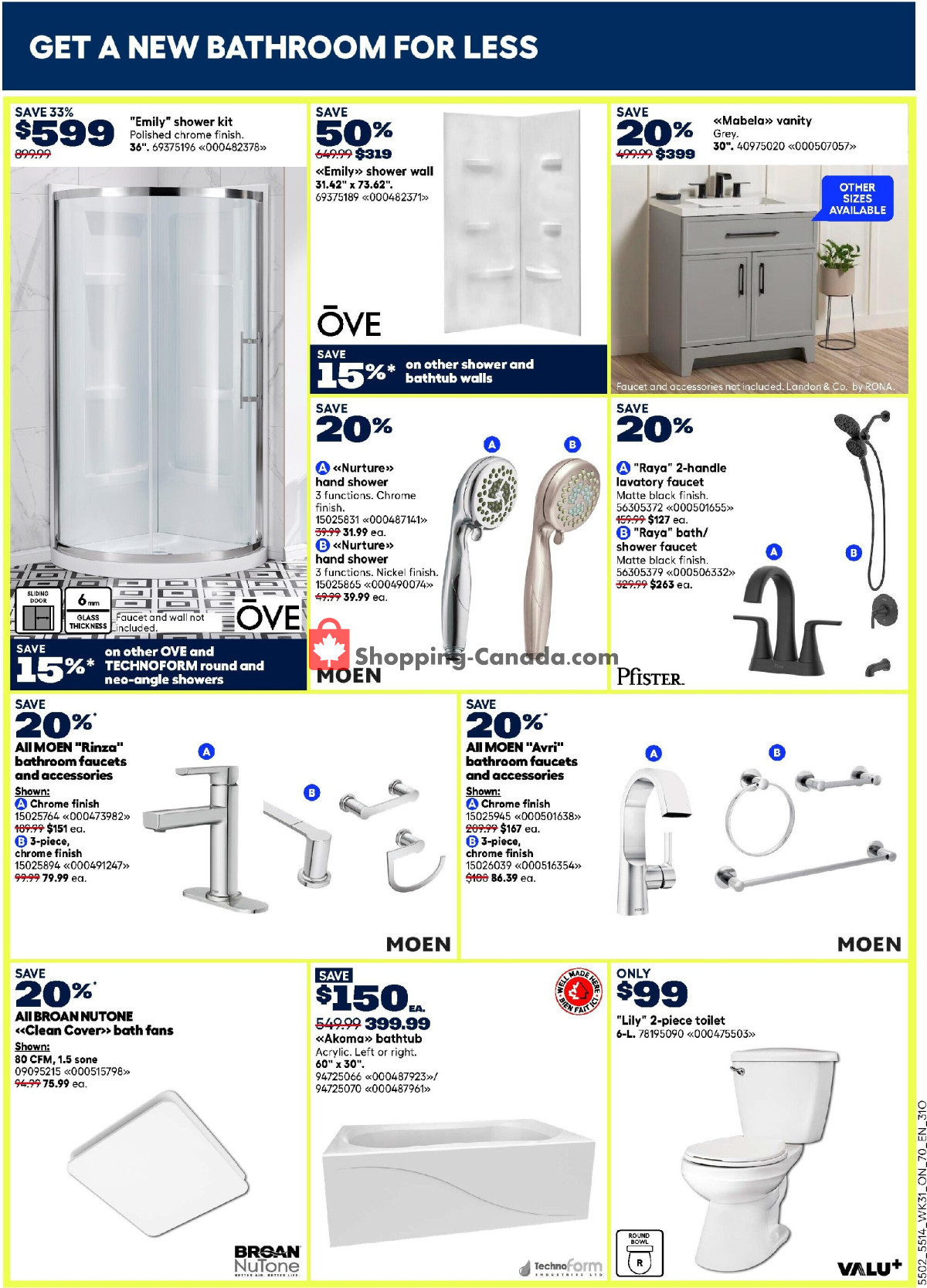 Rona flyer from Thursday August 27, 2026 to Wednesday September 2, 2026 - page 14