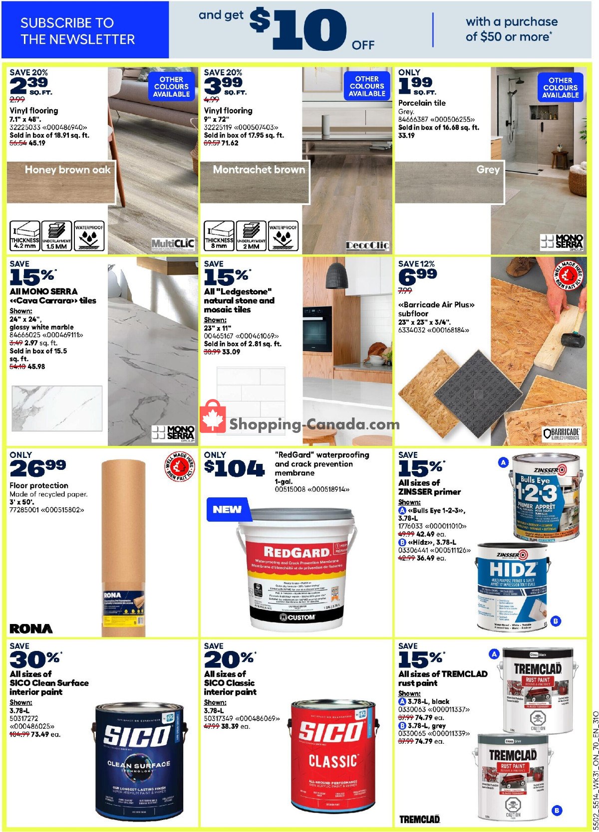 Rona flyer from Thursday August 27, 2026 to Wednesday September 2, 2026 - page 16