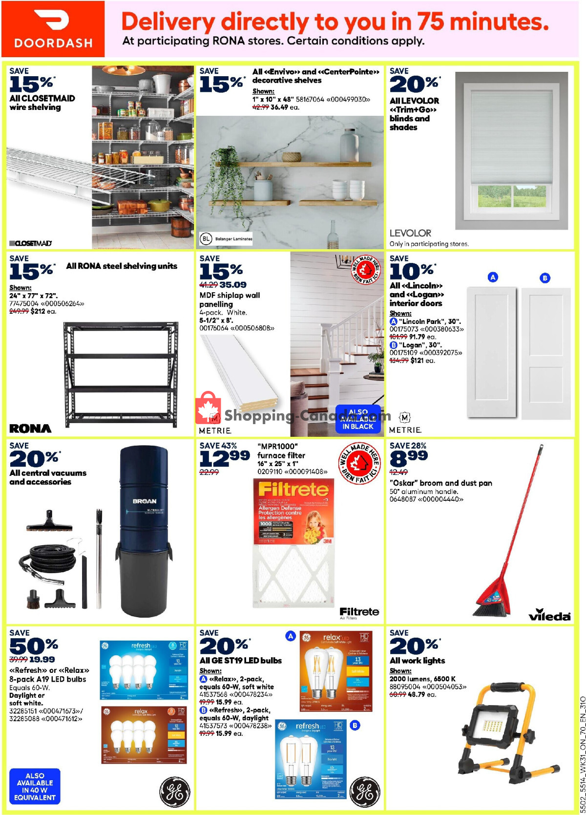 Rona flyer from Thursday August 27, 2026 to Wednesday September 2, 2026 - page 17