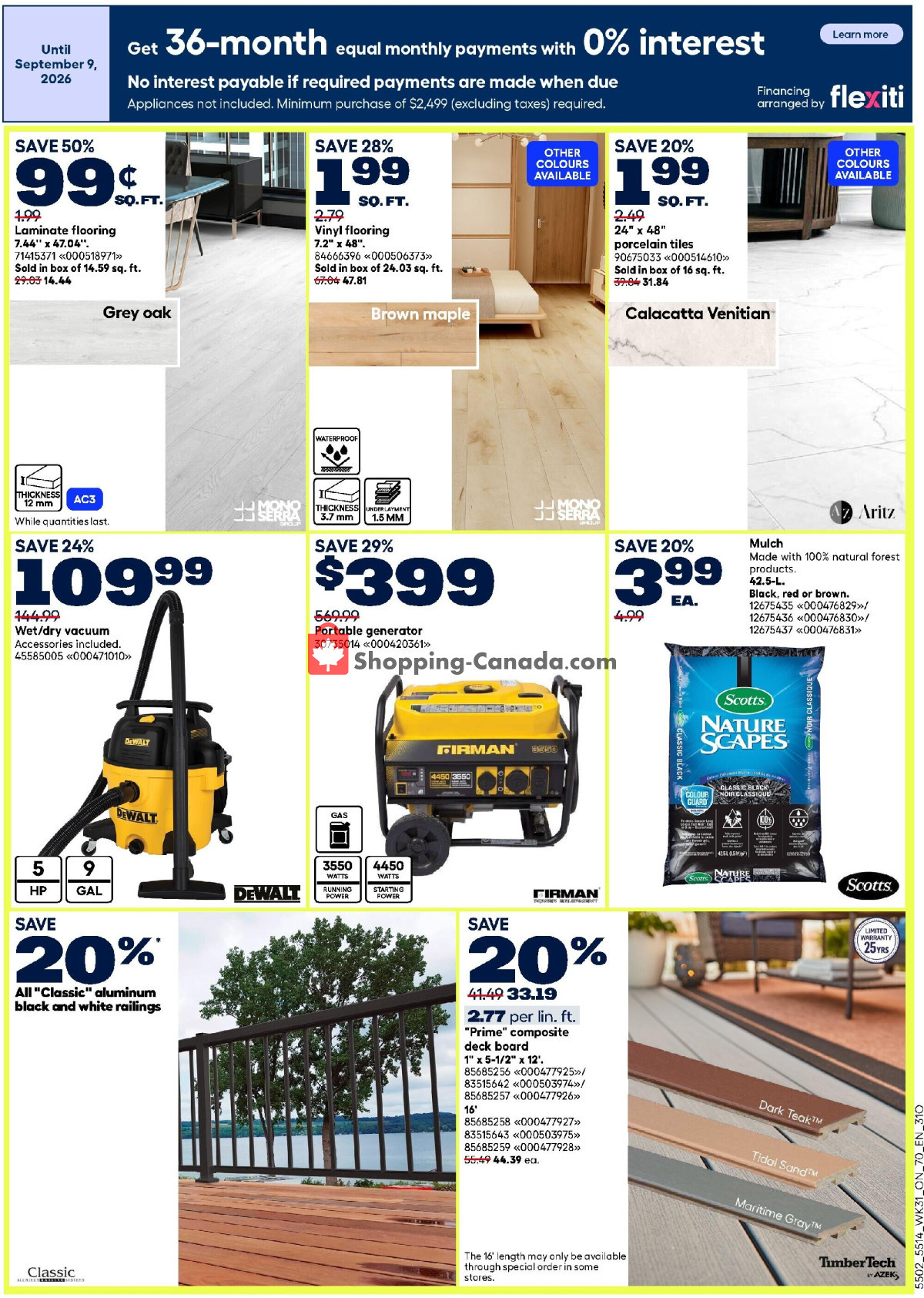 Rona flyer from Thursday August 27, 2026 to Wednesday September 2, 2026 - page 3