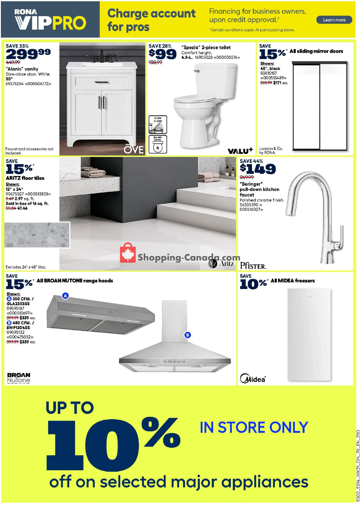 Rona flyer from Thursday August 27, 2026 to Wednesday September 2, 2026 - page 5
