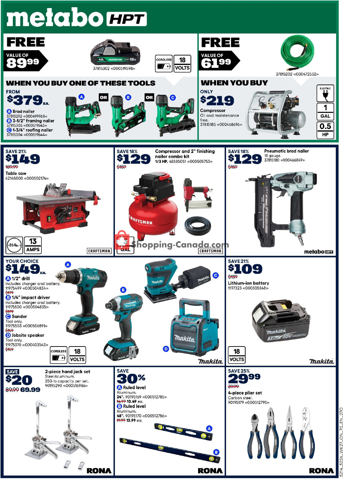 Rona flyer from Thursday July 30, 2026 to Wednesday August 12, 2026 - page 21