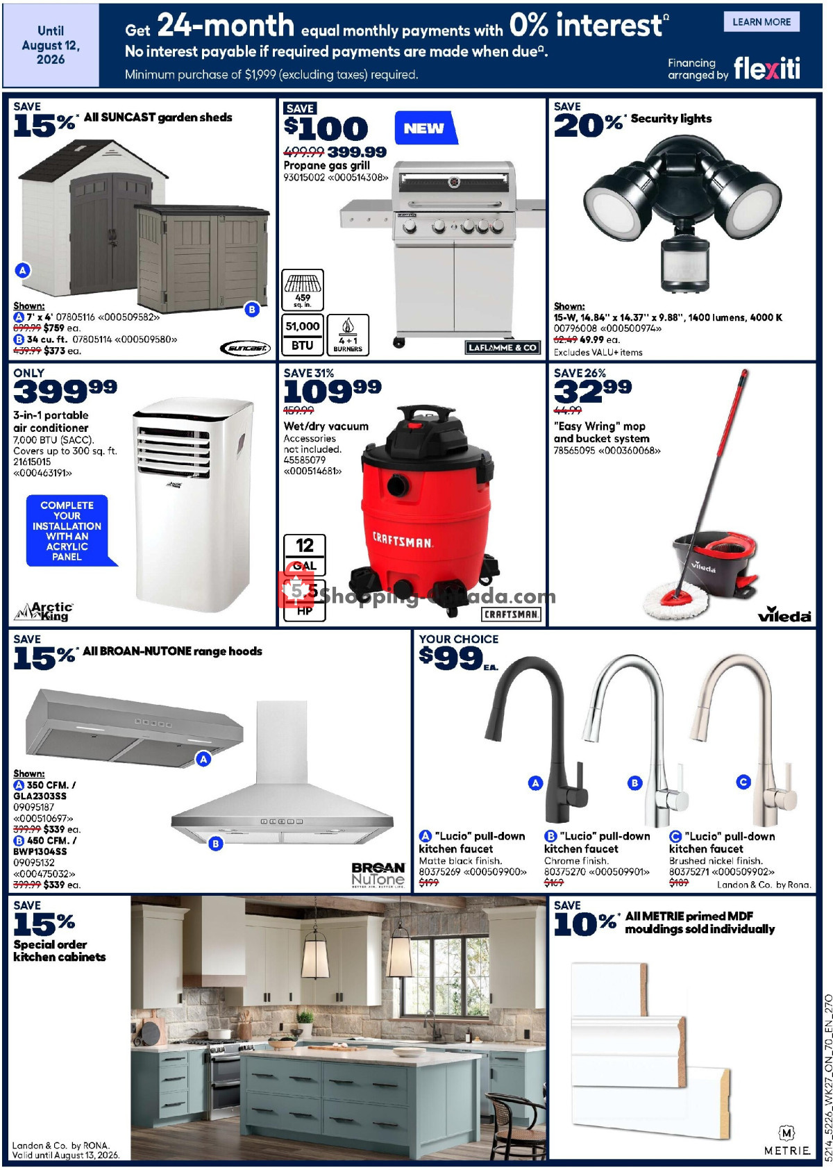 Rona flyer from Thursday July 30, 2026 to Wednesday August 12, 2026 - page 4