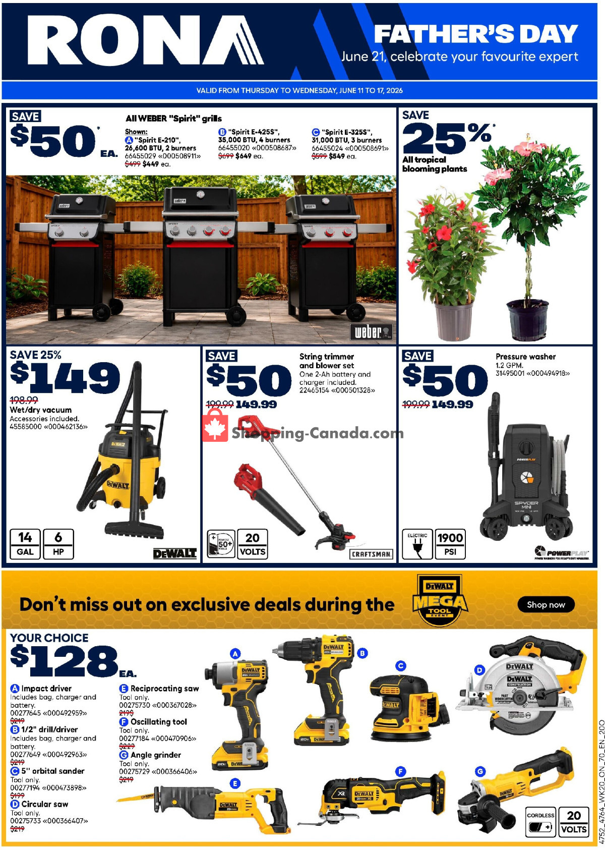 Rona flyer from Thursday June 11, 2026 to Wednesday June 17, 2026 - page 2