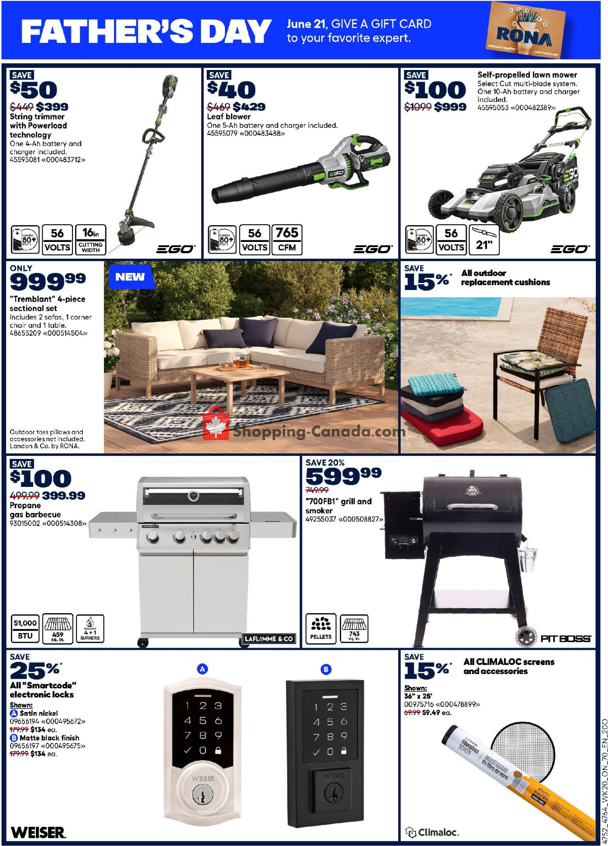 Rona flyer from Thursday June 11, 2026 to Wednesday June 17, 2026 - page 4