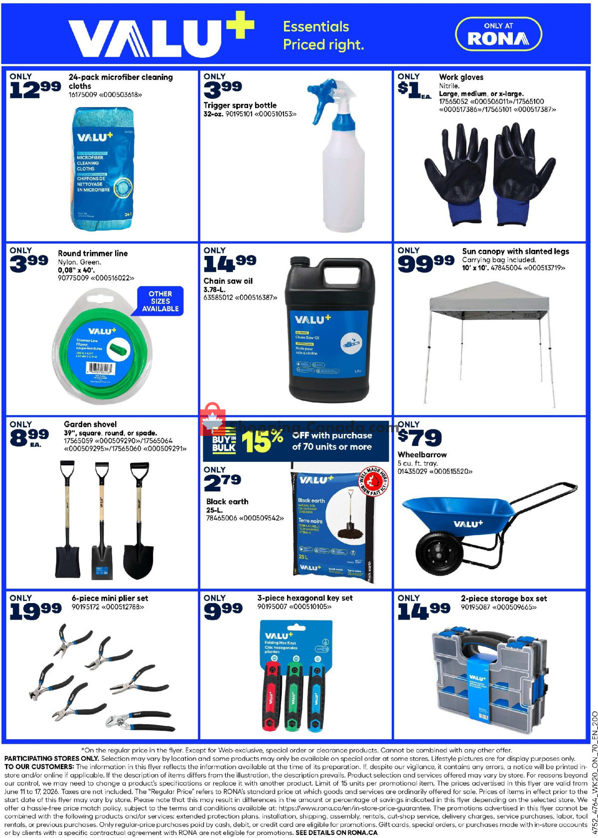 Rona flyer from Thursday June 11, 2026 to Wednesday June 17, 2026 - page 6
