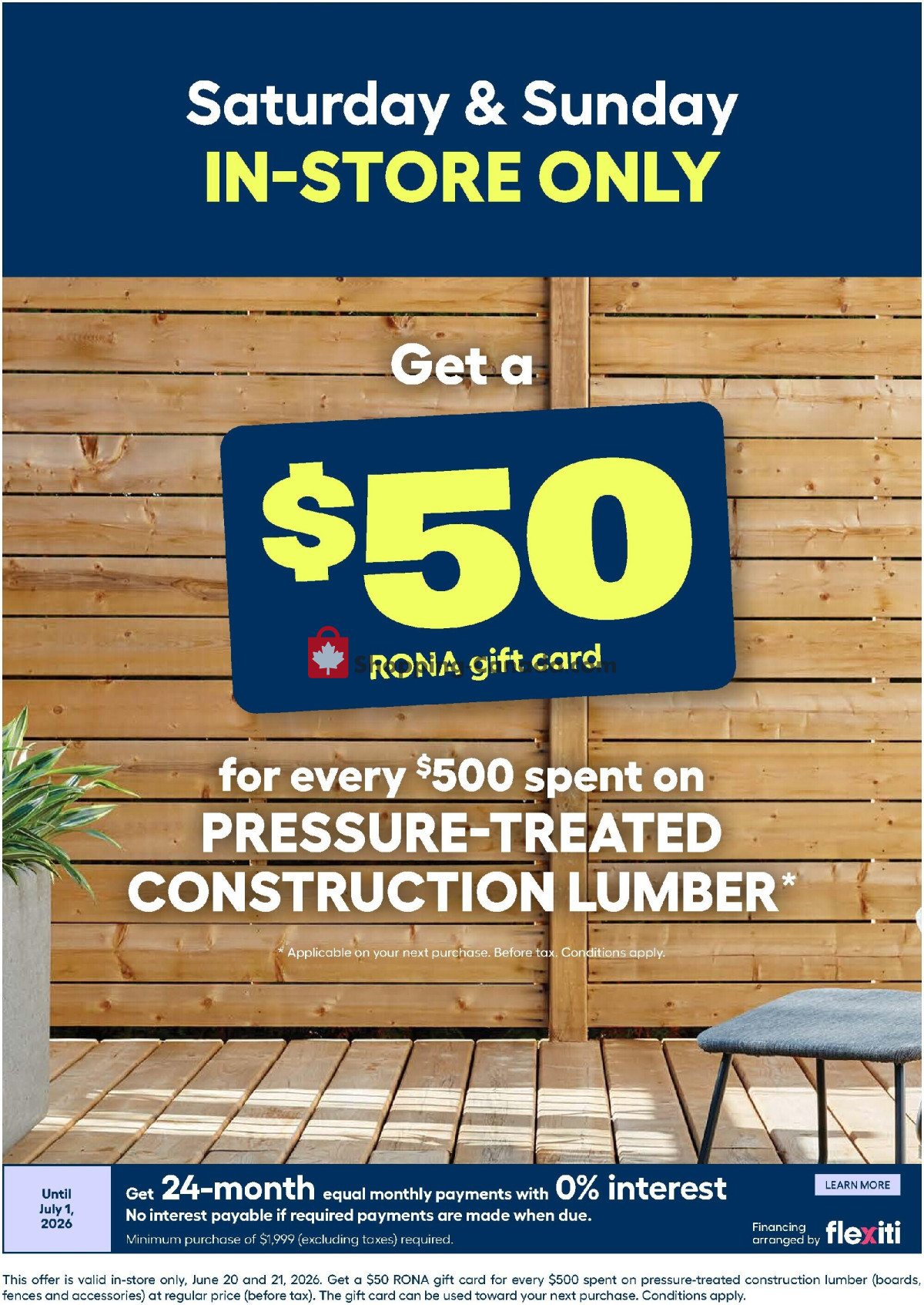 Rona flyer from Thursday June 18, 2026 to Wednesday June 24, 2026 - page 1