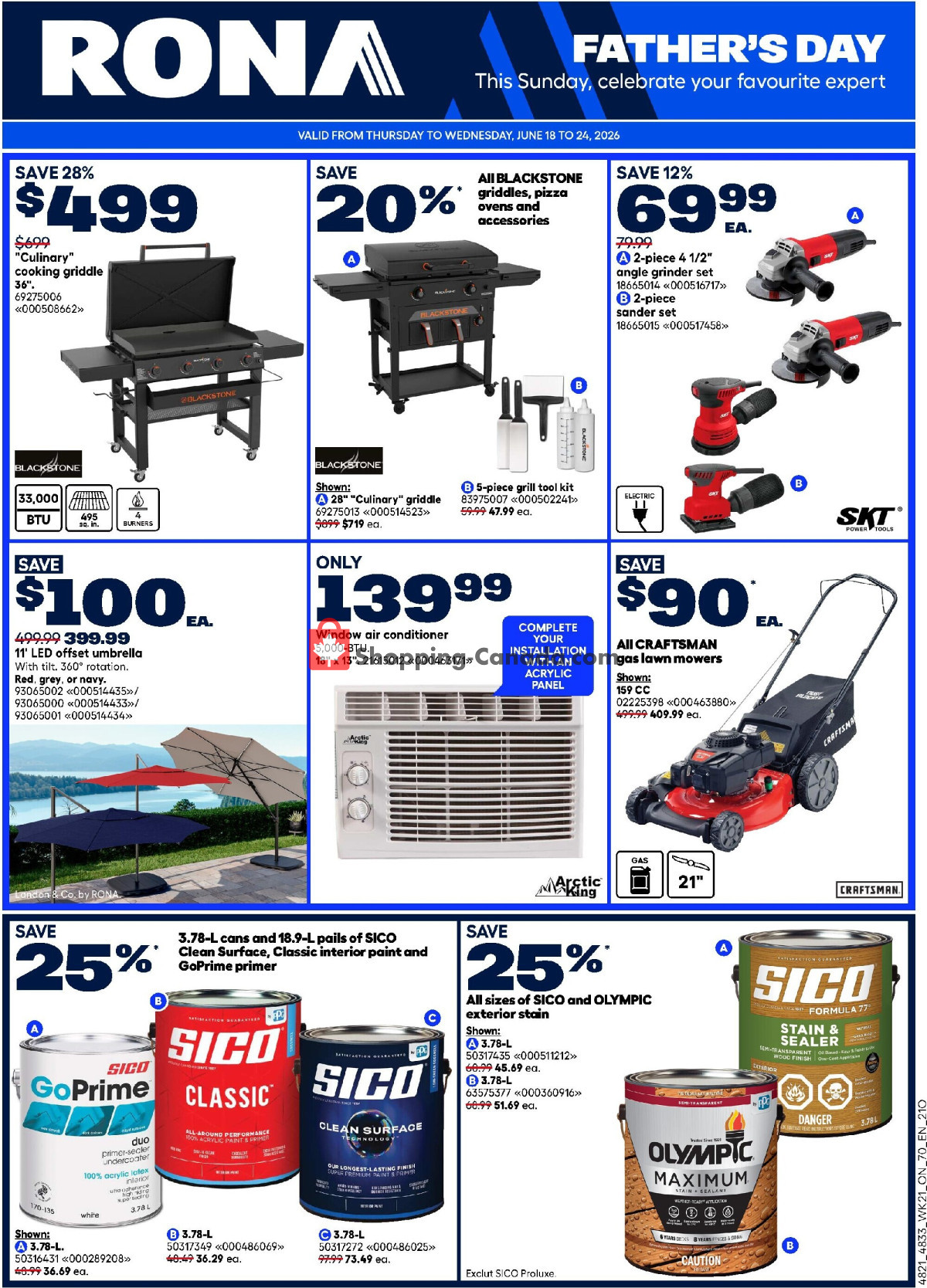Rona flyer from Thursday June 18, 2026 to Wednesday June 24, 2026 - page 3