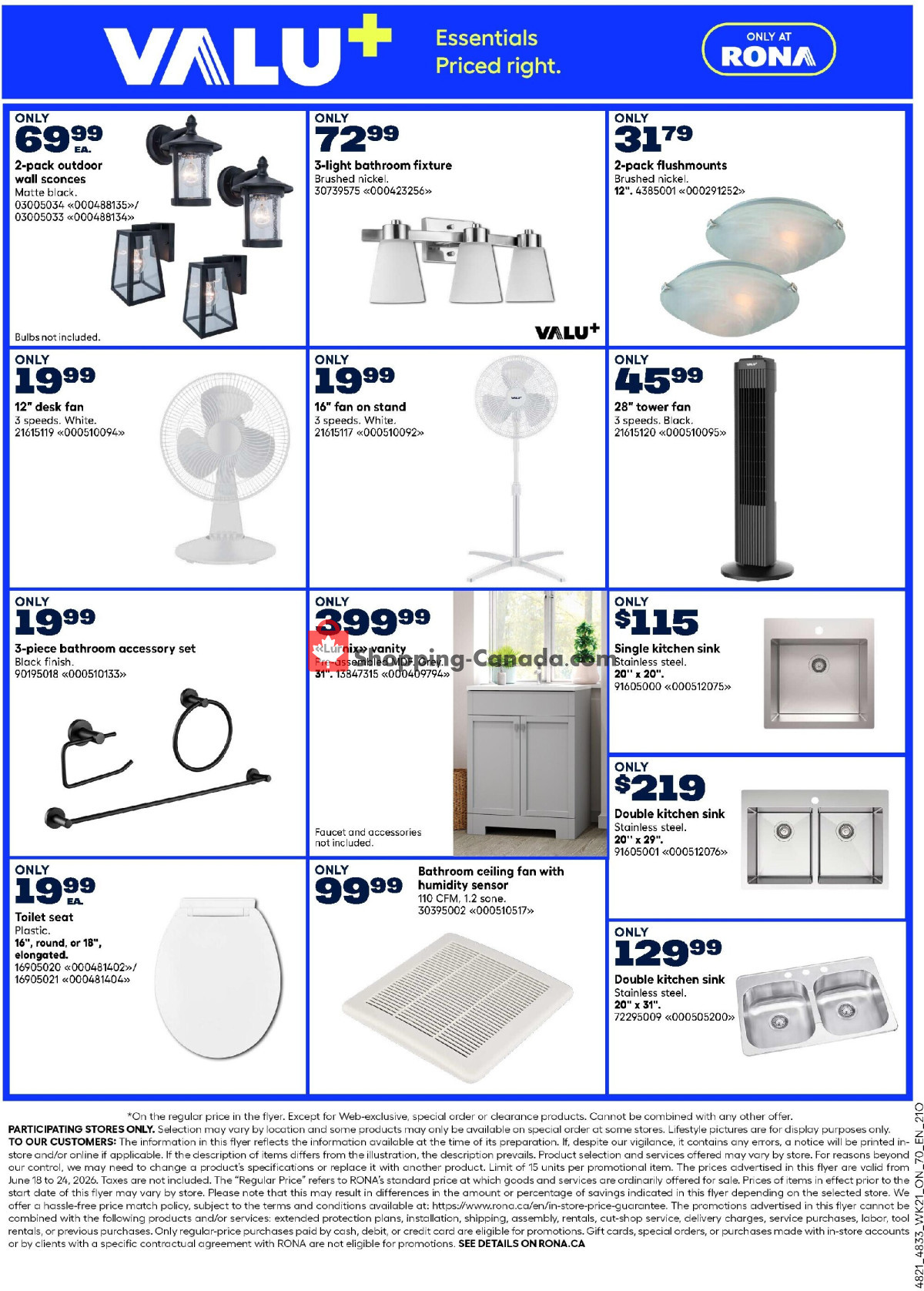 Rona flyer from Thursday June 18, 2026 to Wednesday June 24, 2026 - page 7