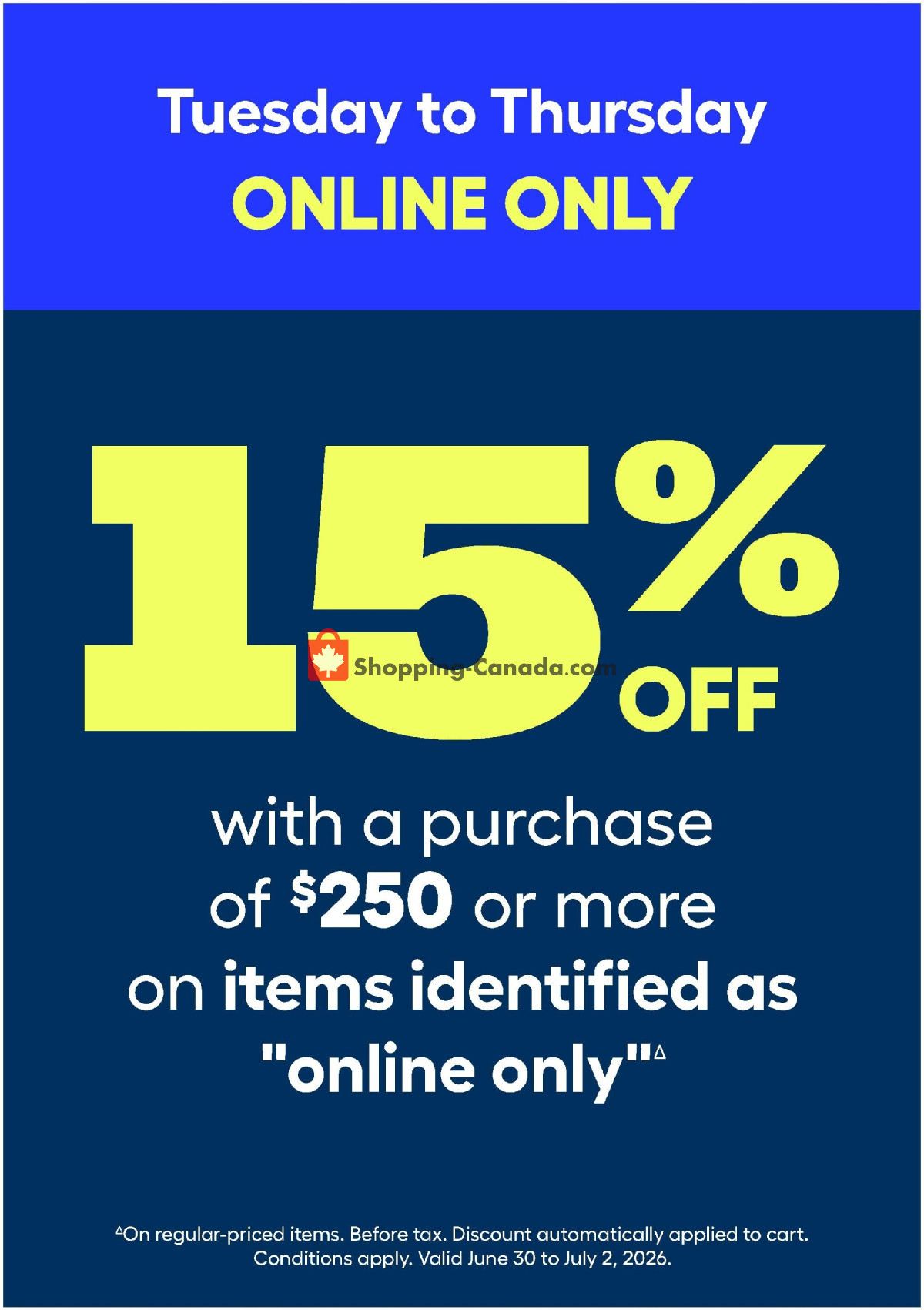 Rona flyer from Thursday June 25, 2026 to Wednesday July 1, 2026 - page 1