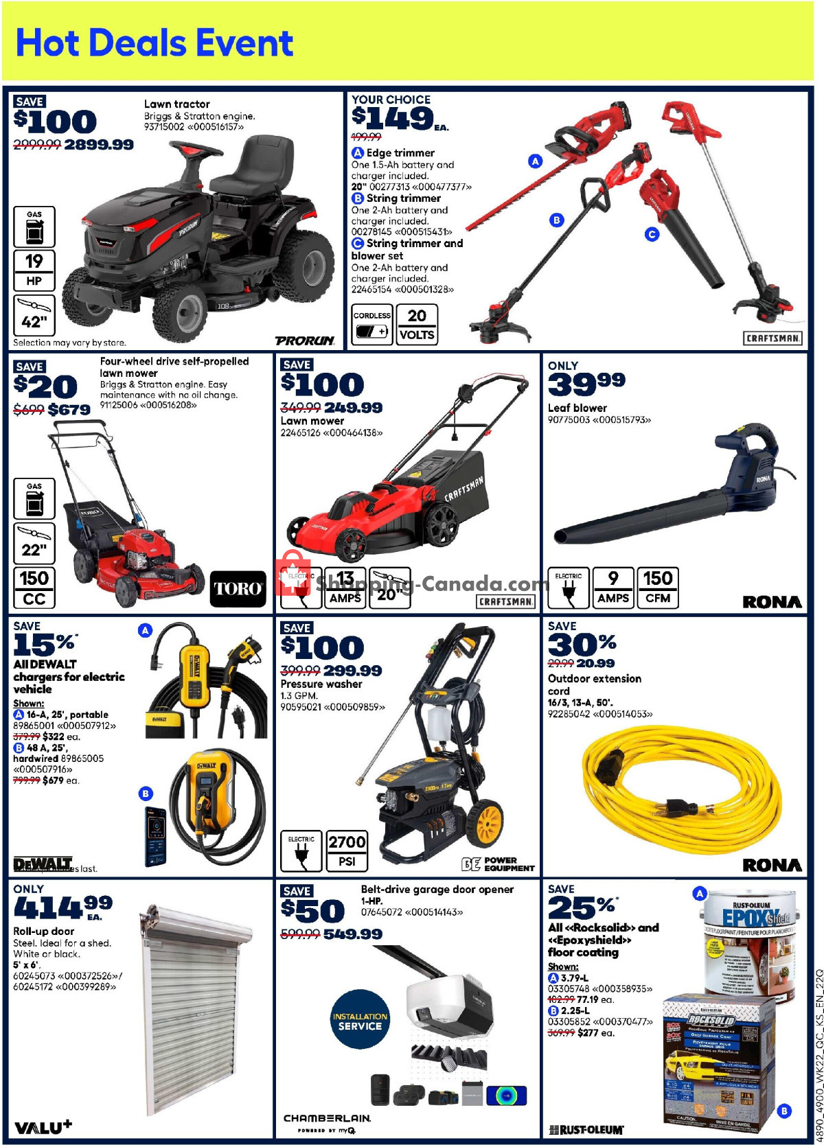 Rona flyer from Thursday June 25, 2026 to Wednesday July 1, 2026 - page 12