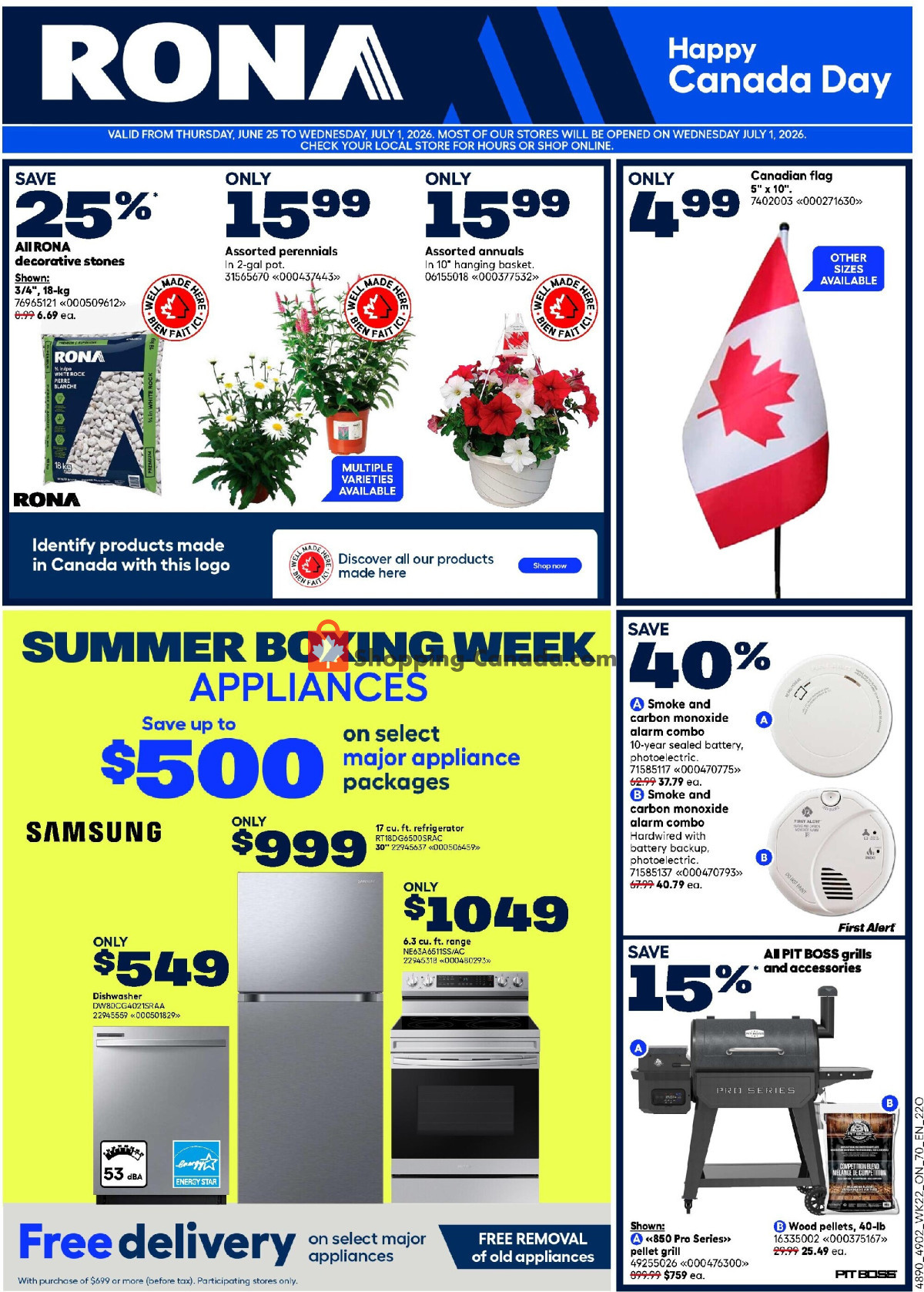 Rona flyer from Thursday June 25, 2026 to Wednesday July 1, 2026 - page 2