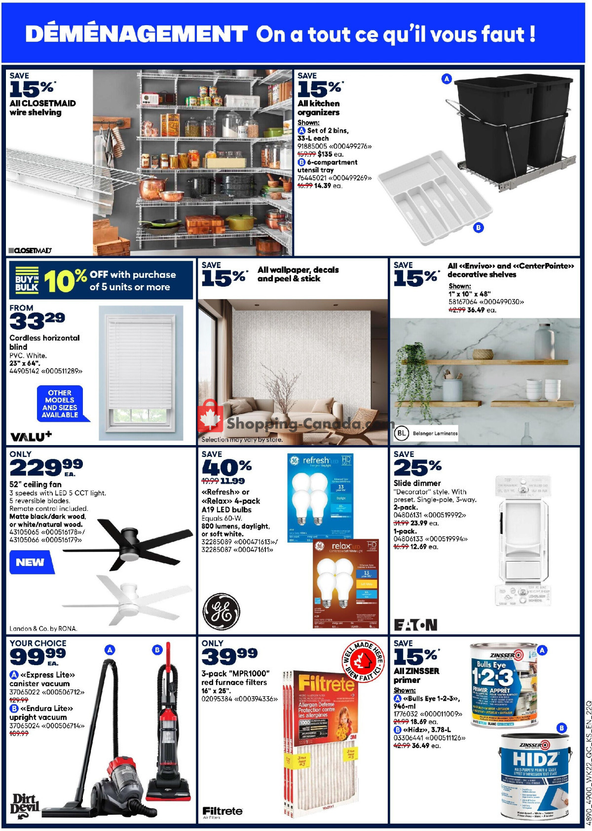 Rona flyer from Thursday June 25, 2026 to Wednesday July 1, 2026 - page 9