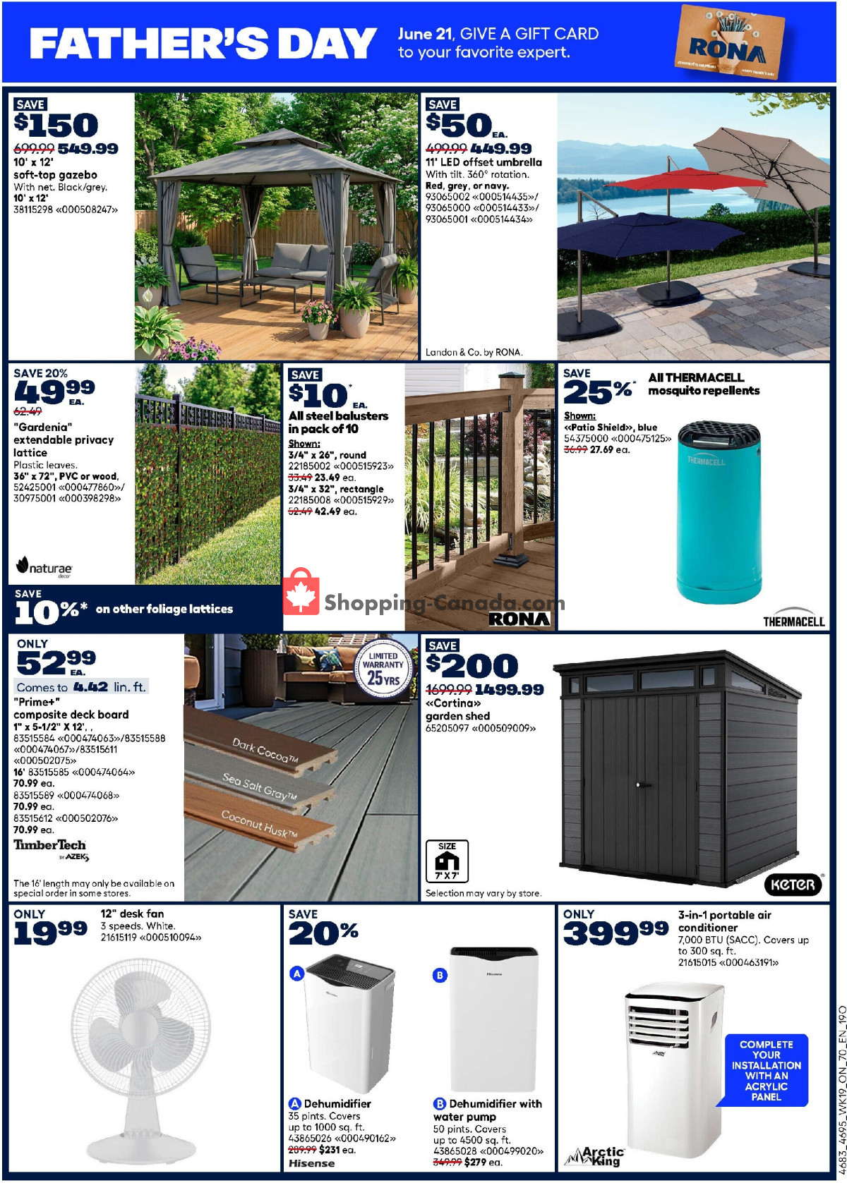 Rona flyer from Thursday June 4, 2026 to Wednesday June 10, 2026 - page 3