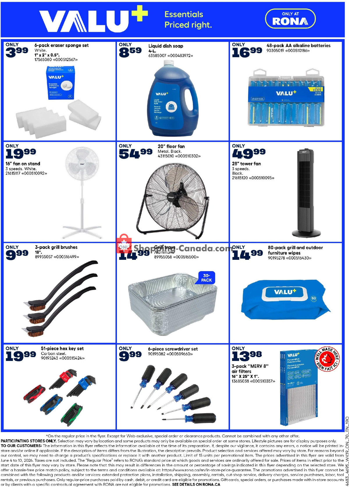 Rona flyer from Thursday June 4, 2026 to Wednesday June 10, 2026 - page 5