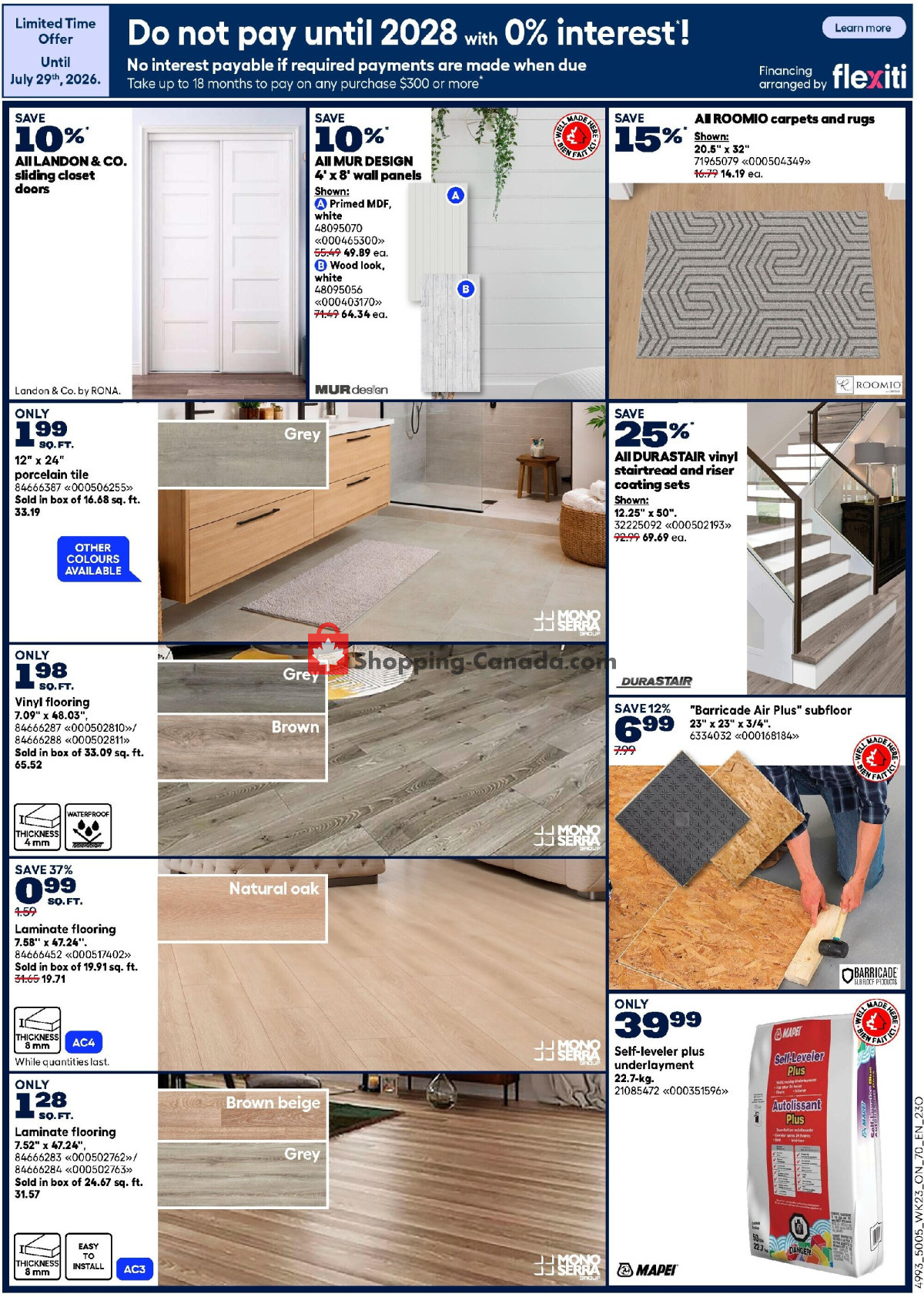 Rona flyer from Thursday July 2, 2026 to Wednesday July 8, 2026 - page 14