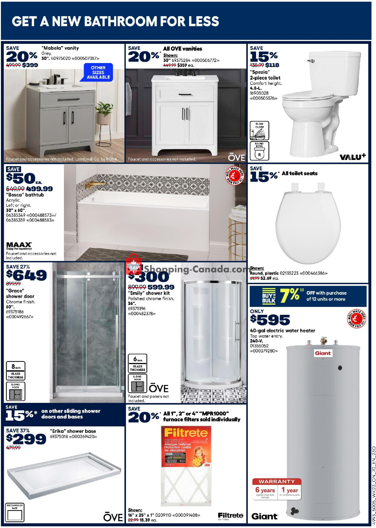 Rona flyer from Thursday July 2, 2026 to Wednesday July 8, 2026 - page 16