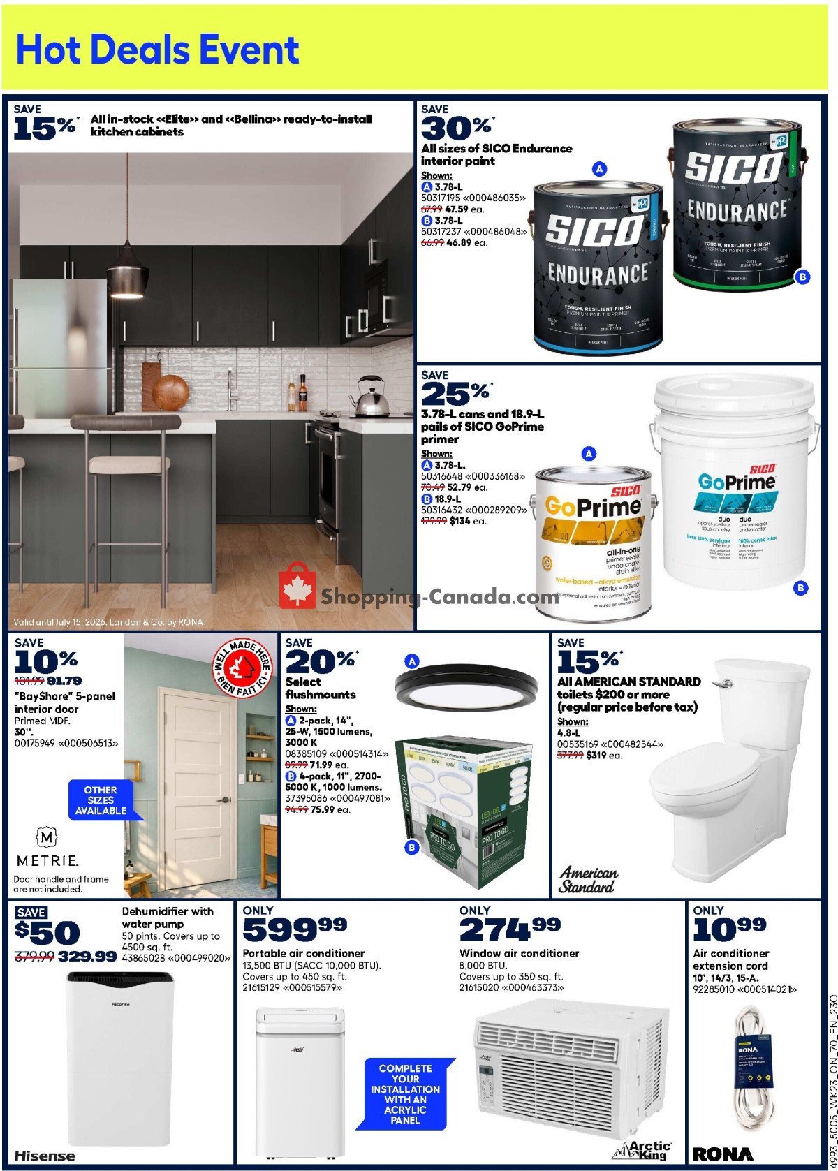 Rona flyer from Thursday July 2, 2026 to Wednesday July 8, 2026 - page 4