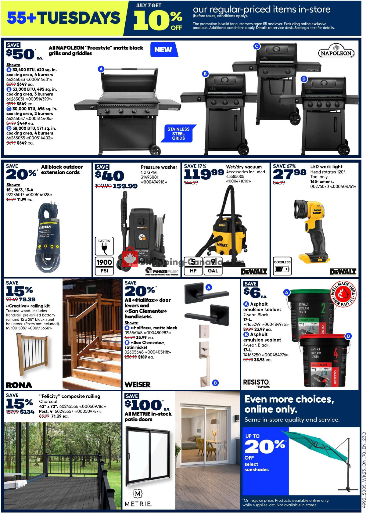 Rona flyer from Thursday July 2, 2026 to Wednesday July 8, 2026 - page 5