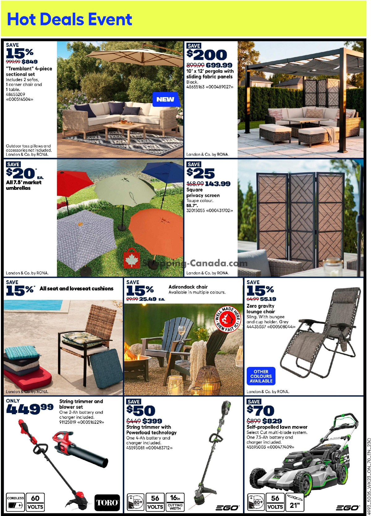 Rona flyer from Thursday July 2, 2026 to Wednesday July 8, 2026 - page 9