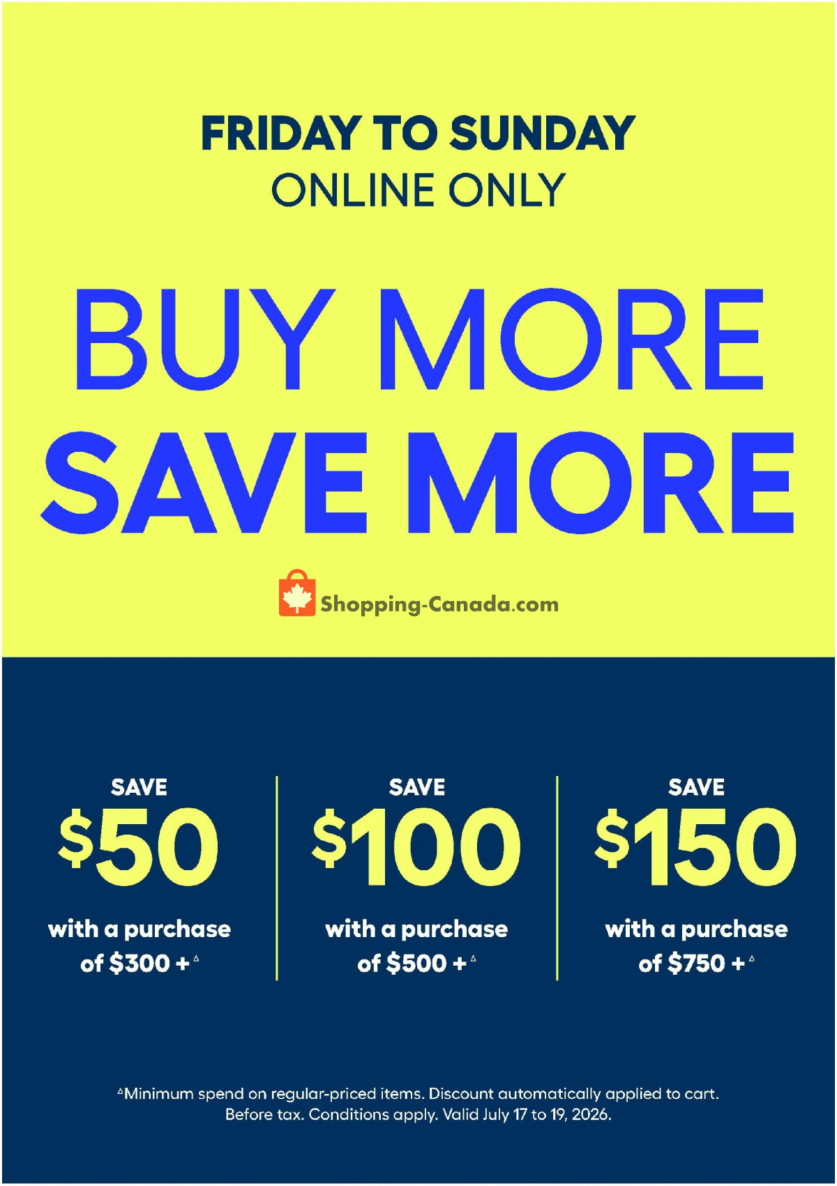 Rona flyer from Thursday July 16, 2026 to Wednesday July 29, 2026 - page 1