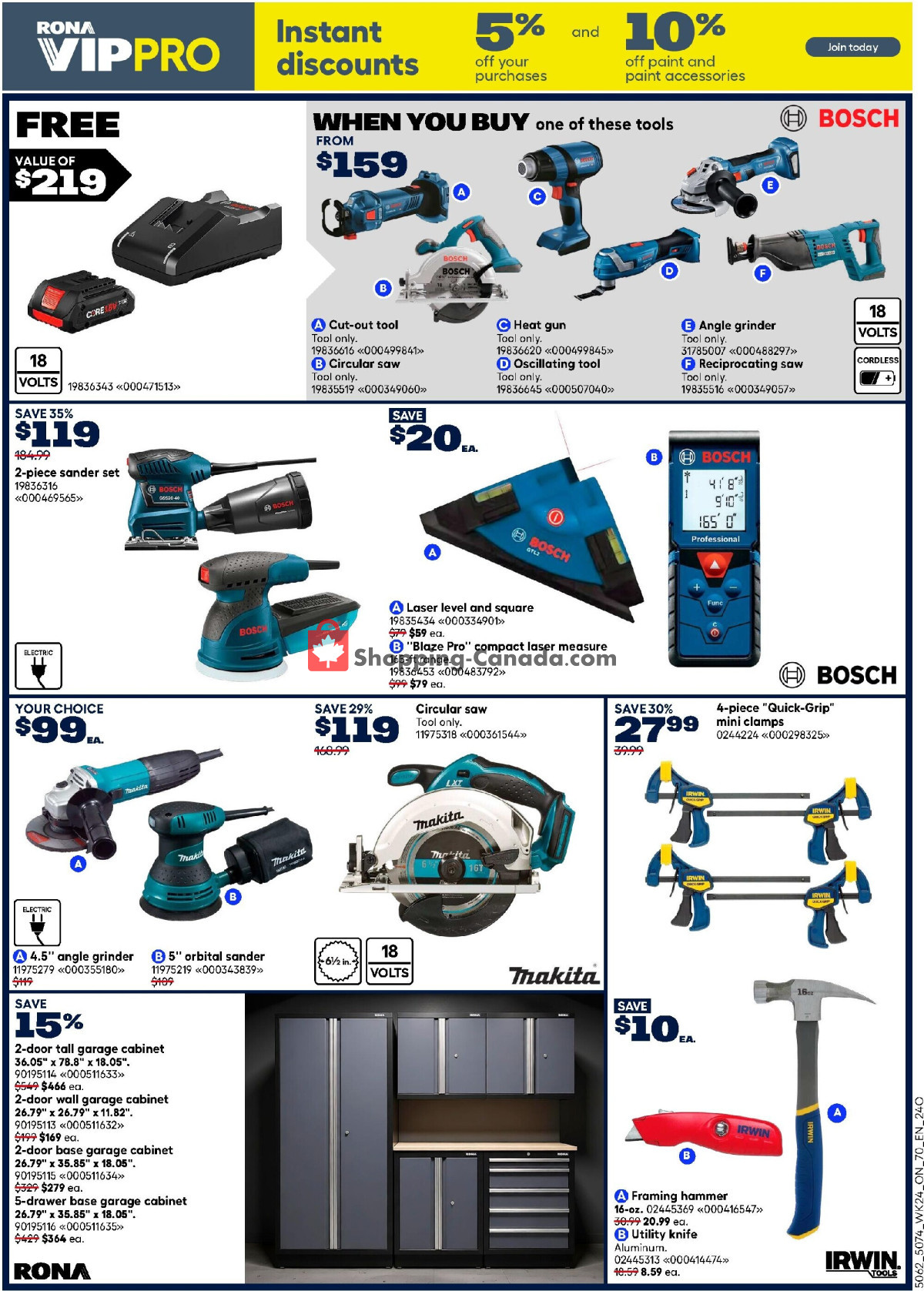 Rona flyer from Thursday July 9, 2026 to Wednesday July 15, 2026 - page 11