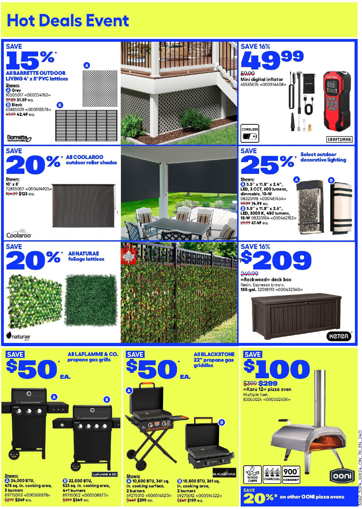 Rona flyer from Thursday July 9, 2026 to Wednesday July 15, 2026 - page 2