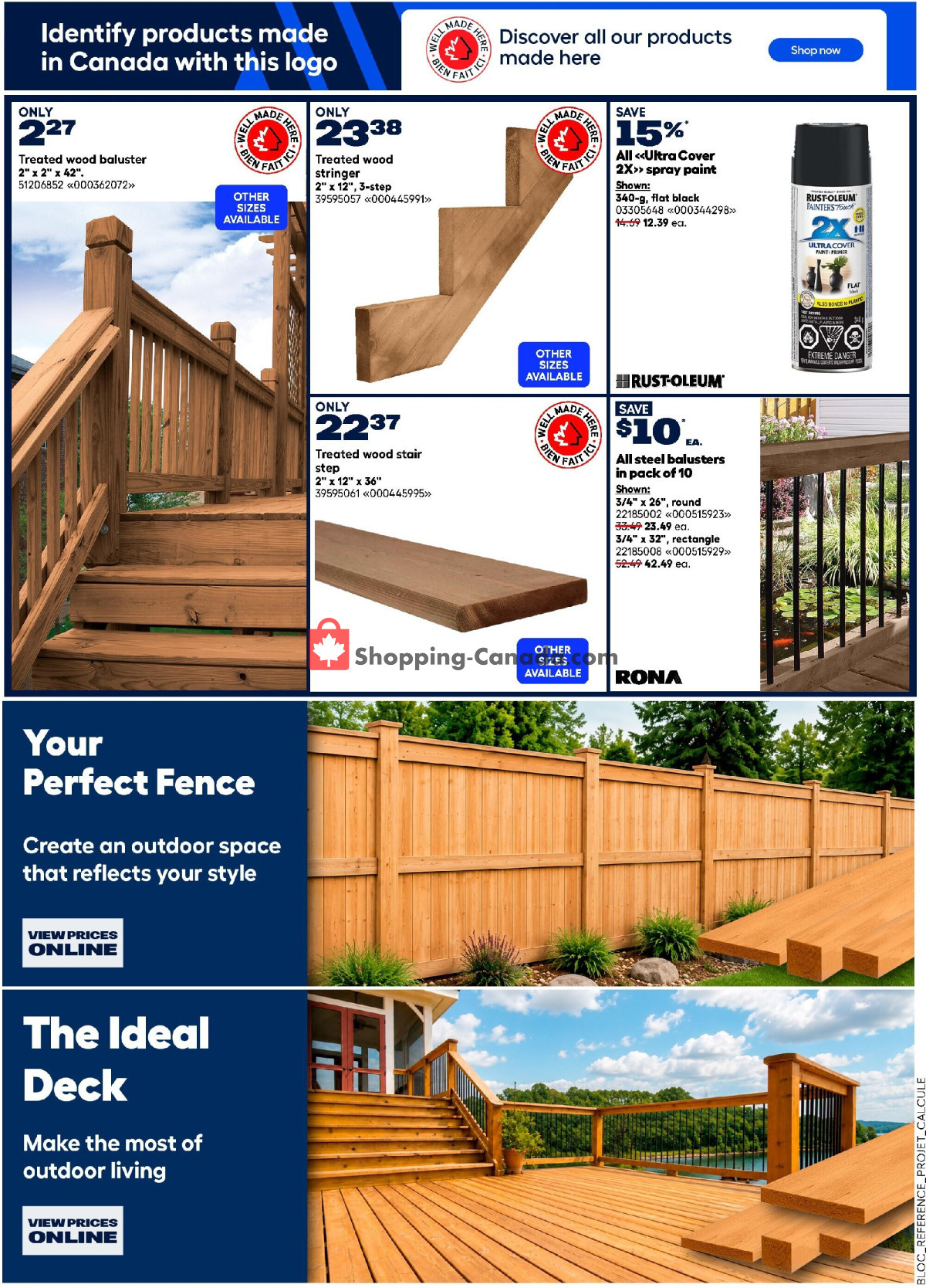 Rona flyer from Thursday July 9, 2026 to Wednesday July 15, 2026 - page 7