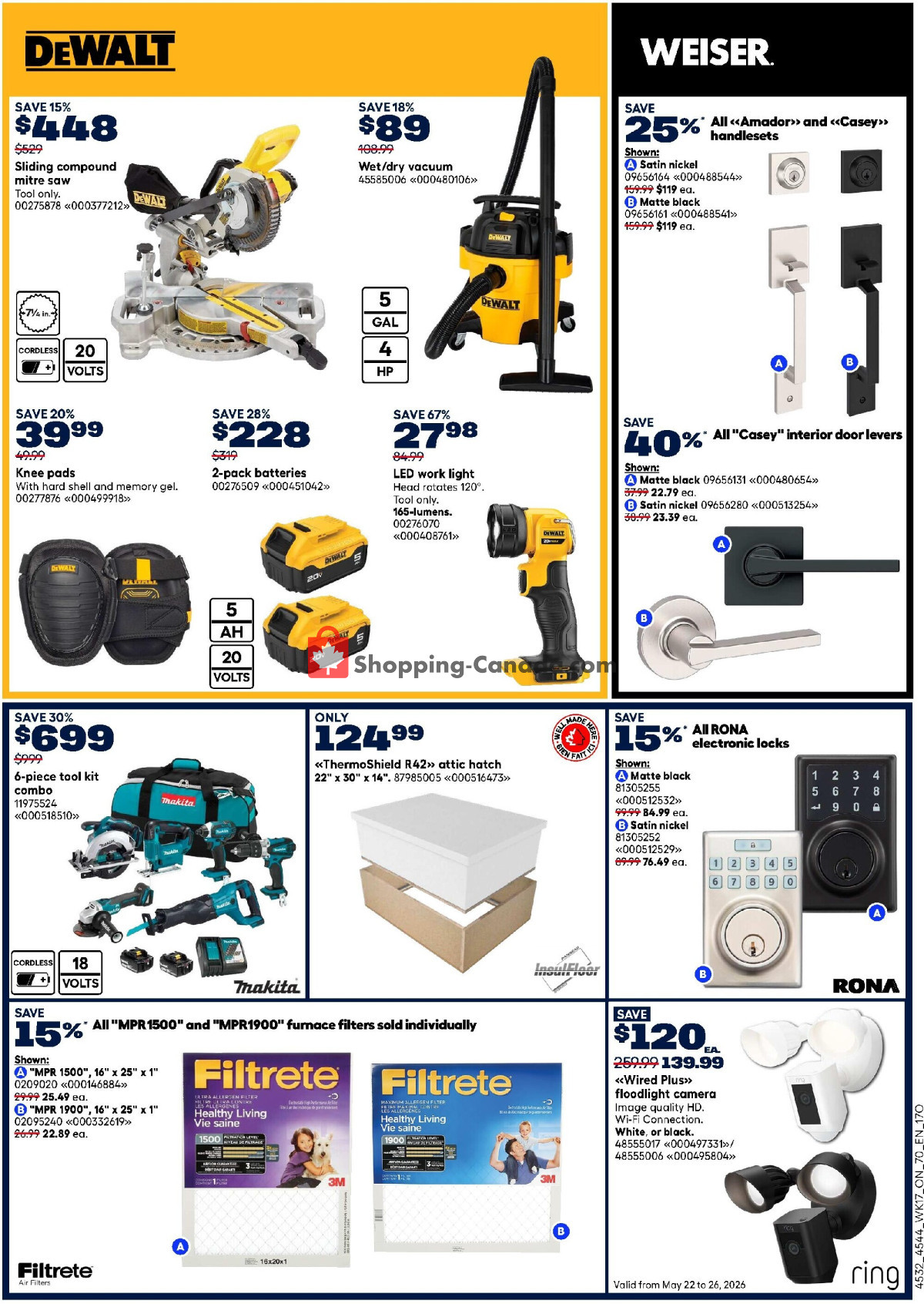 Rona flyer from Thursday May 21, 2026 to Wednesday May 27, 2026 - page 15