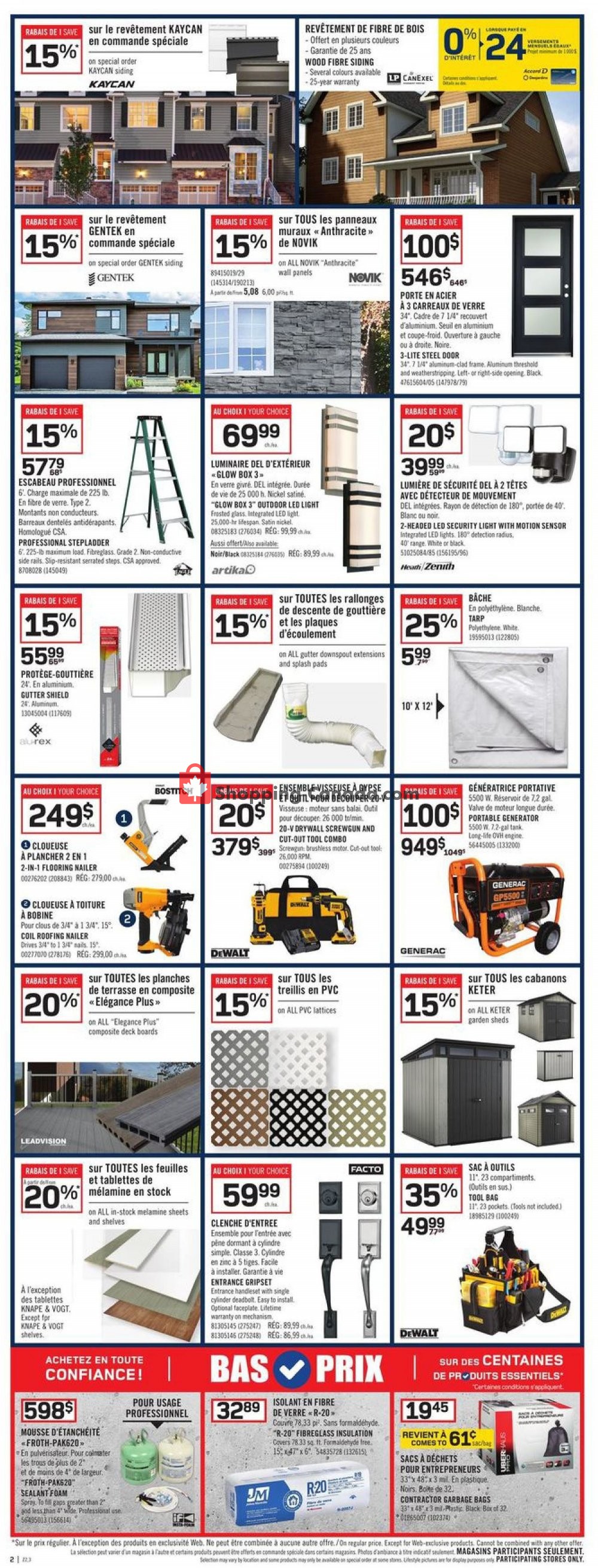 Rona flyer from Thursday September 12, 2019 to Wednesday September 18, 2019 - page 2