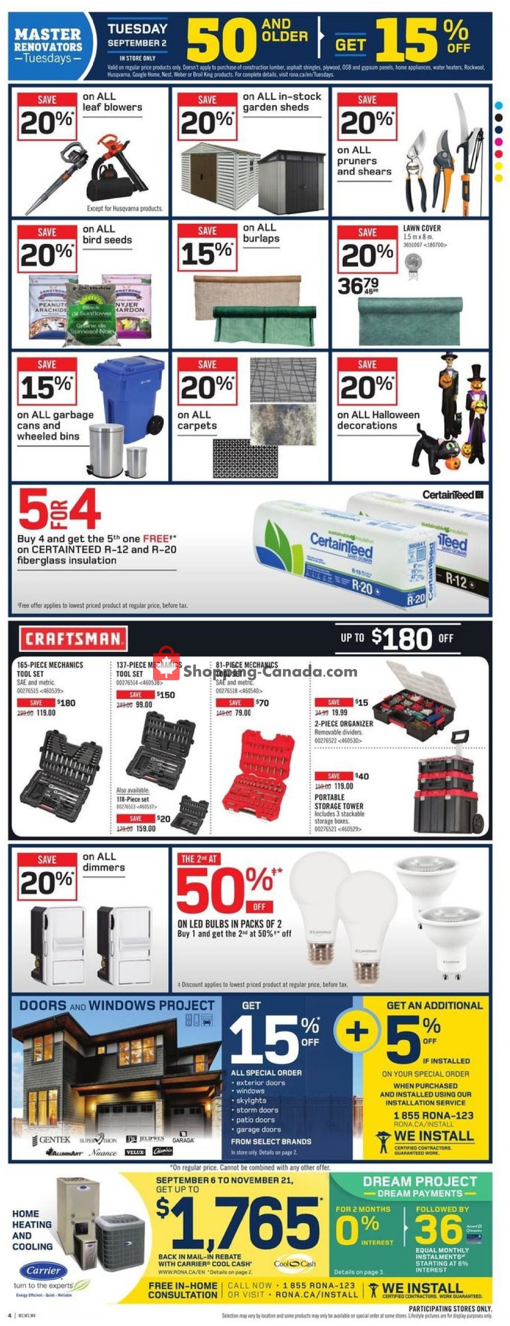 Rona flyer from Thursday September 27, 2018 to Wednesday October 3, 2018 - page 4