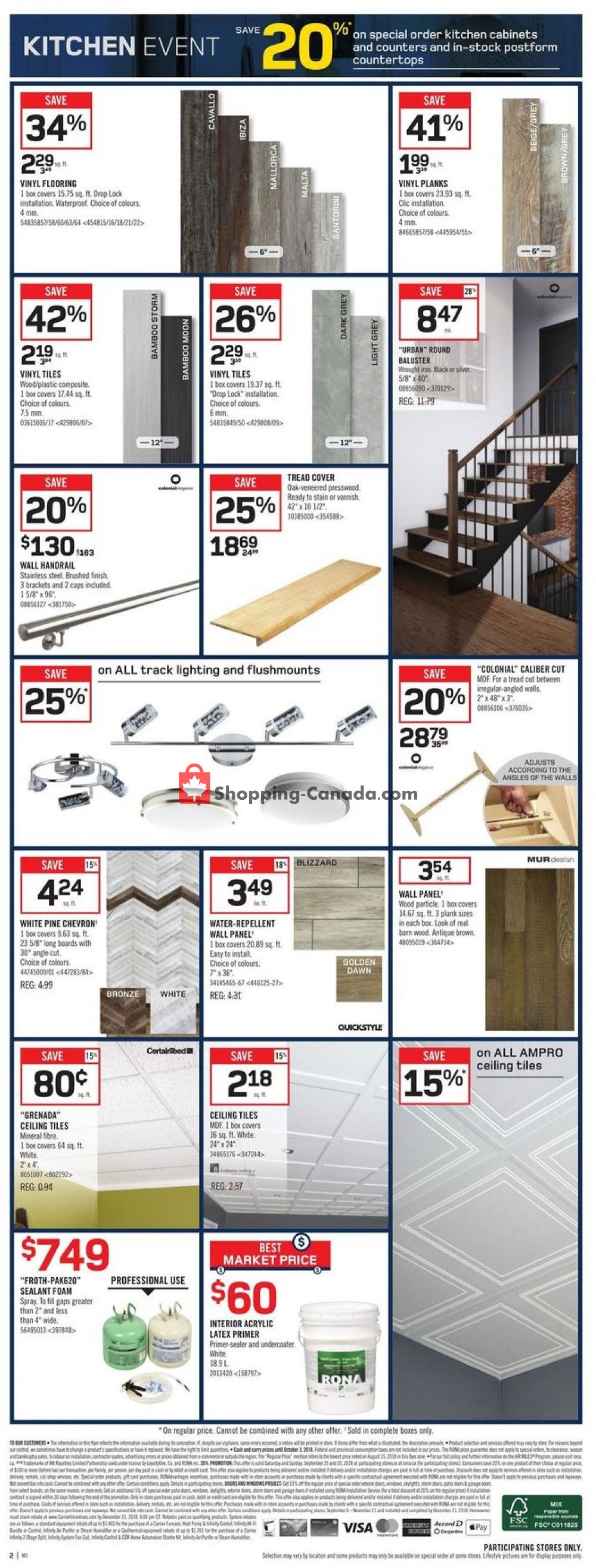 Rona flyer from Thursday September 27, 2018 to Wednesday October 3, 2018 - page 6