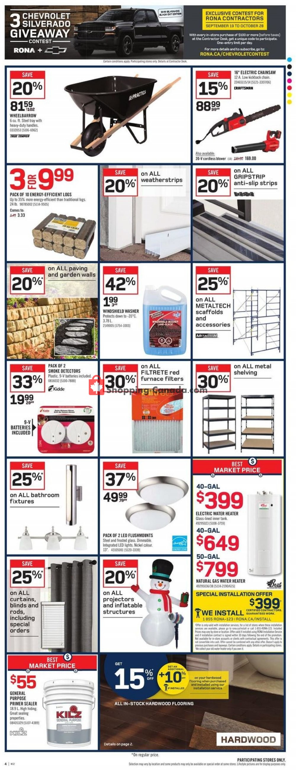 Rona flyer from Thursday October 11, 2018 to Wednesday October 17, 2018 - page 2