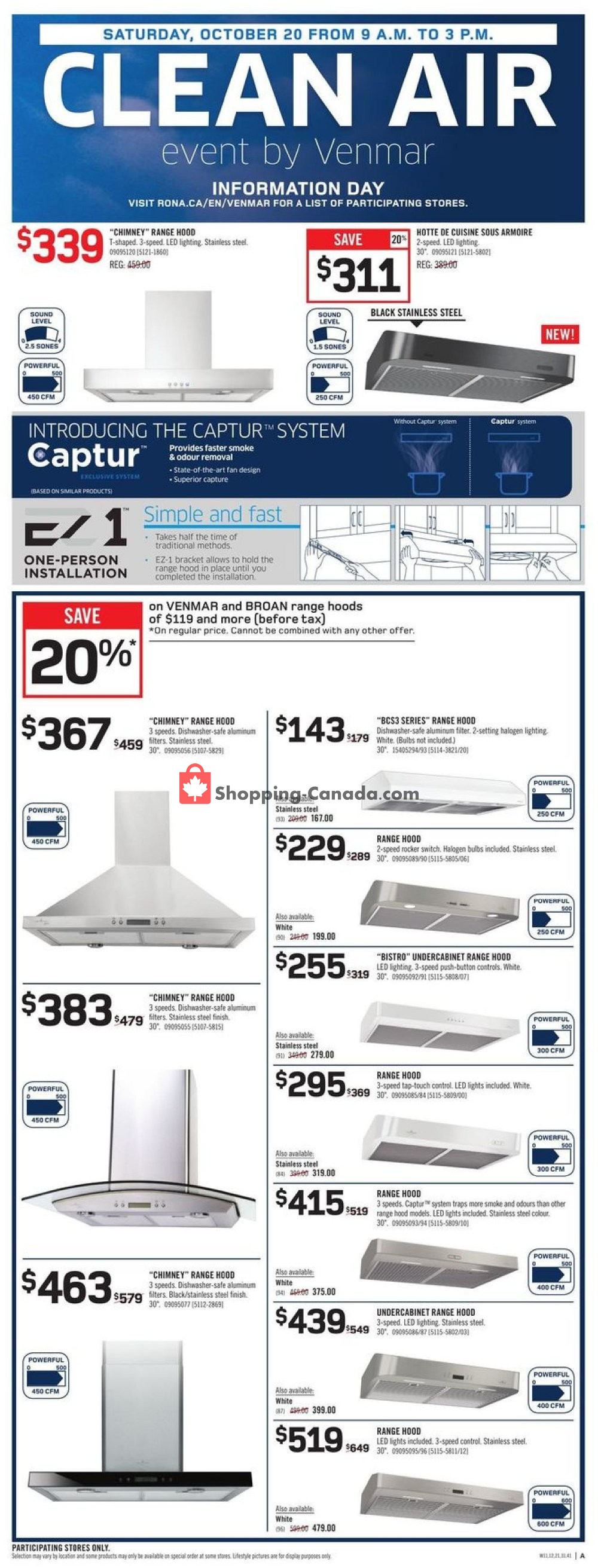 Rona flyer from Thursday October 18, 2018 to Wednesday October 24, 2018 - page 4